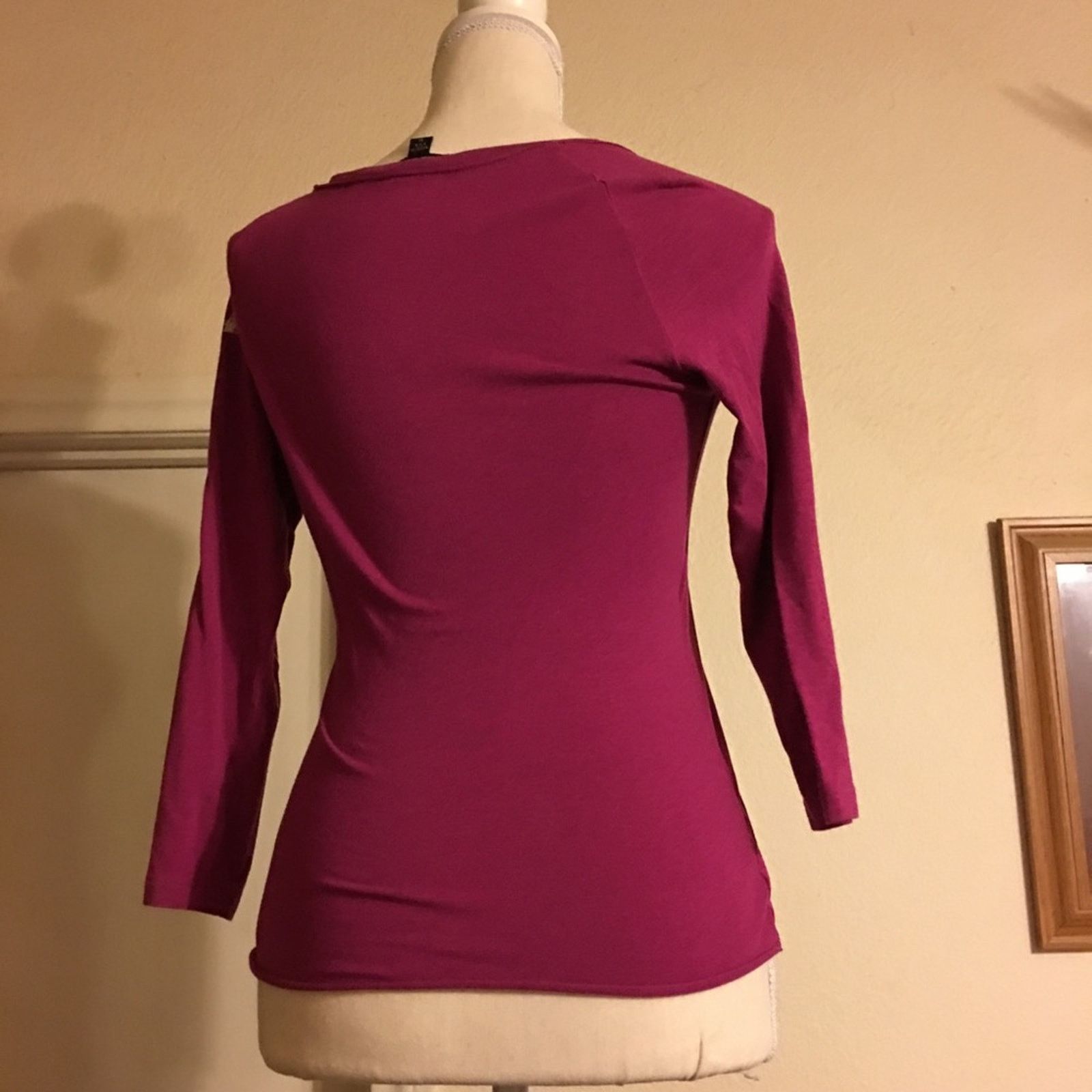 Bebe Bebe Sport fuchsia pink casual soft light top Size M / US 6-8 / IT 42-44 - 2 Thumbnail