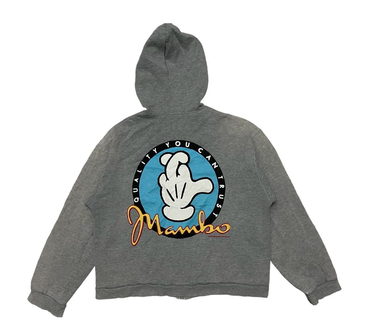 Mambo 1989 MAMBO “QUALITY YOU CAN TRUST” HOODIE ZIP UP DISTRESSED Size US M / EU 48-50 / 2 - 3 Thumbnail