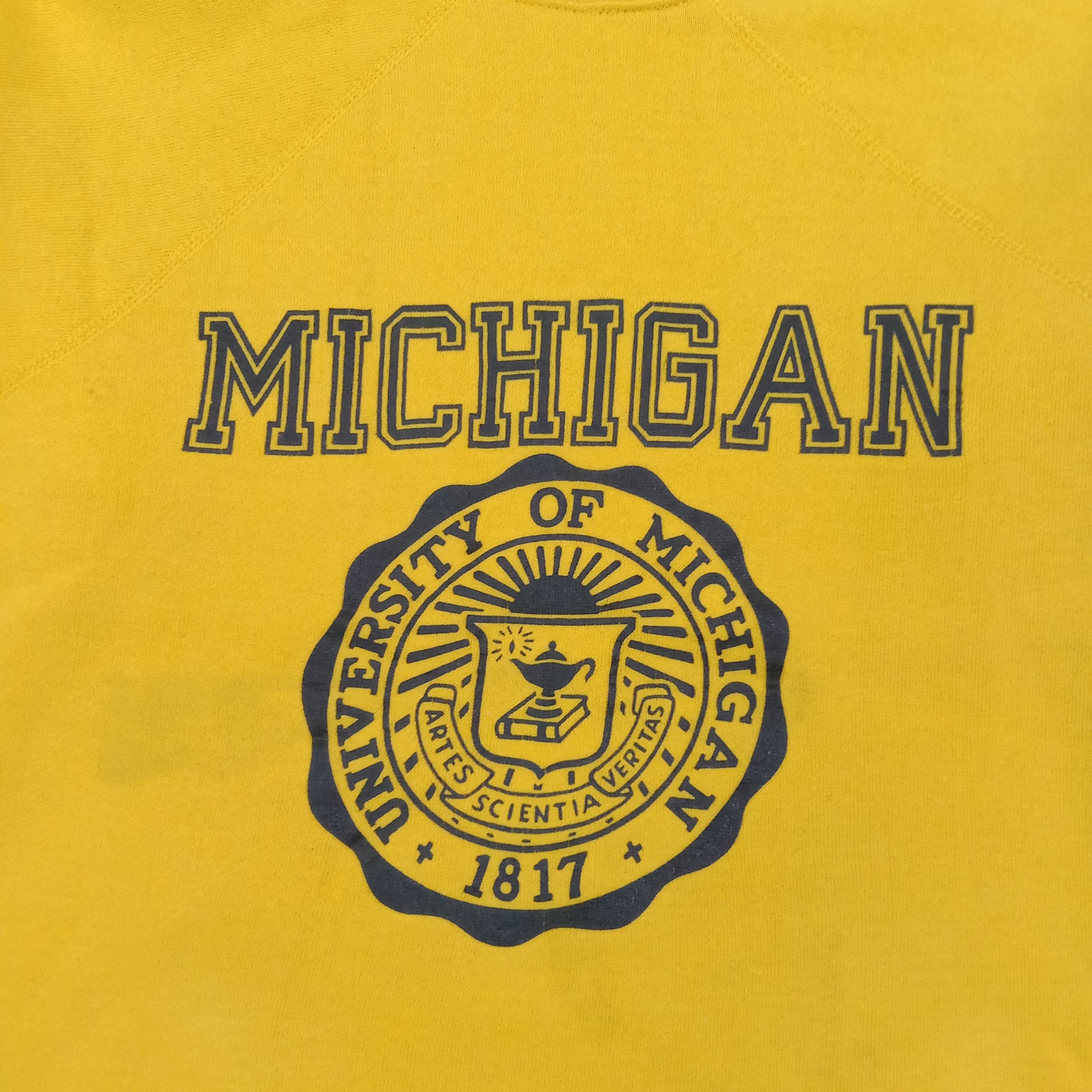 Vintage 80's University of Michigan Promo Sweatshirt C292N27 Size US S / EU 44-46 / 1 - 2 Thumbnail