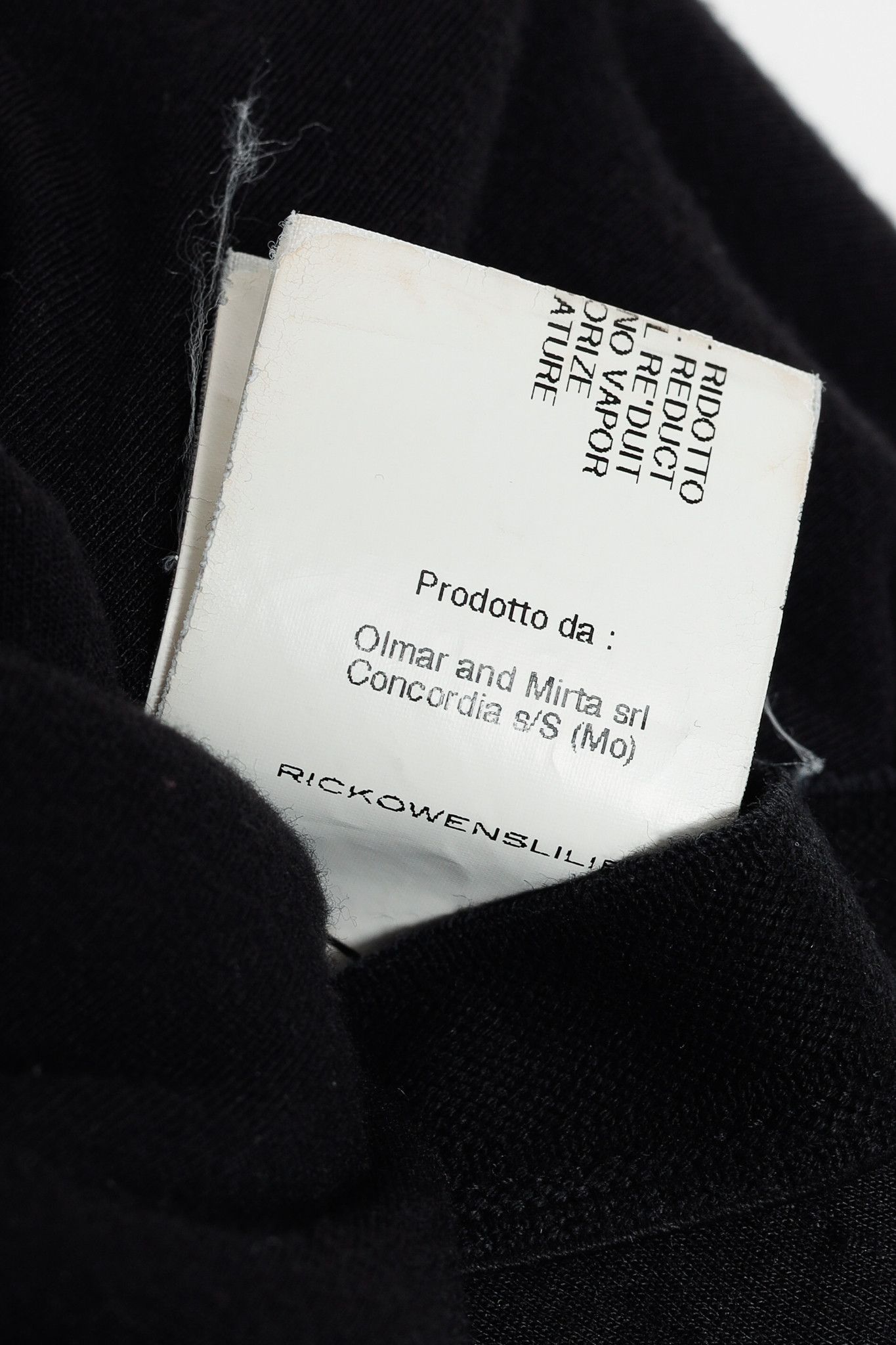 Rick Owens Lilies Rick Owens Vintage Lilies Black Jersey Column Skirt Size 27" / US 4 / IT 40 - 8 Thumbnail