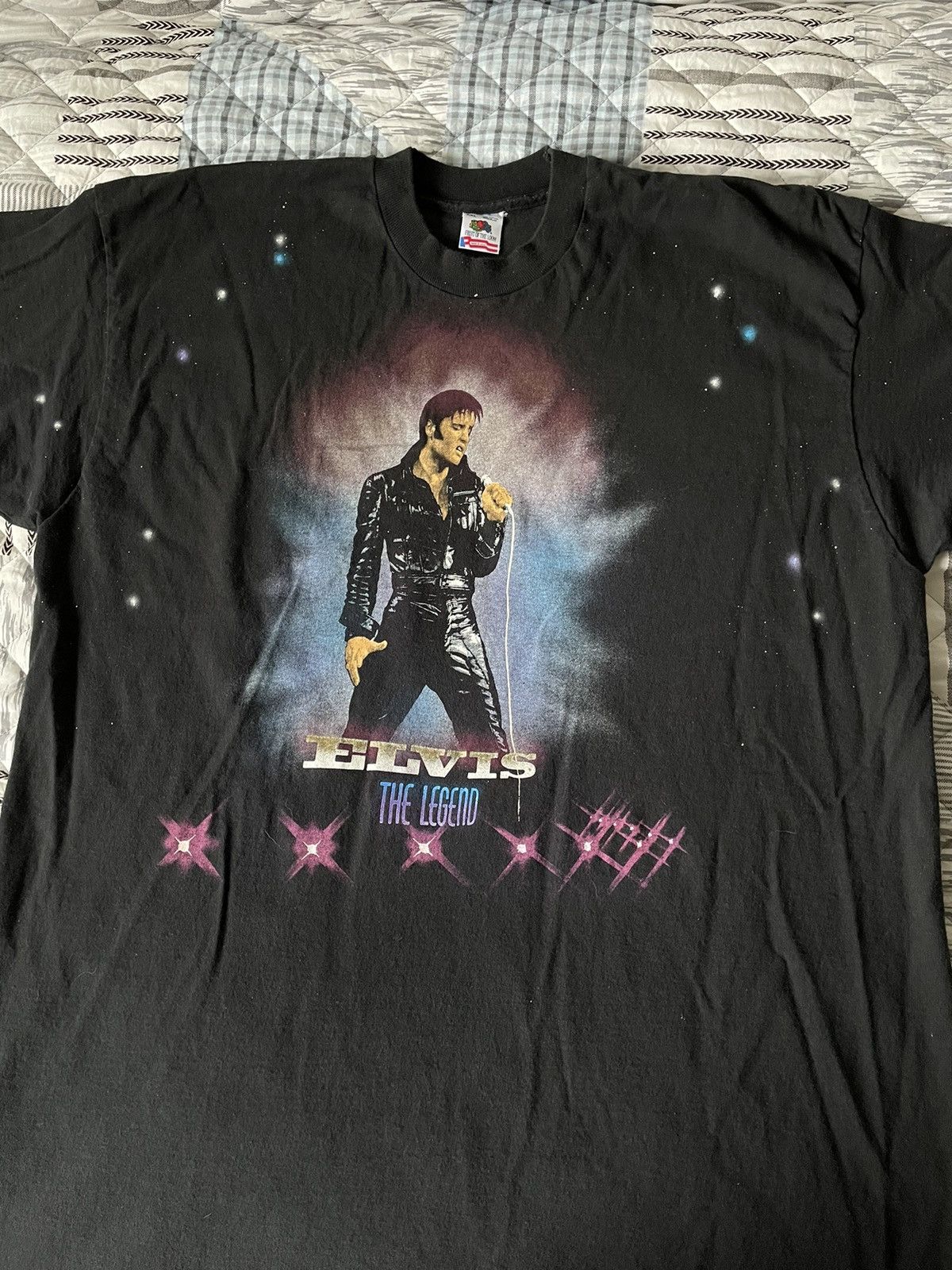 Vintage Crazy Vintage 90s Elvis Oversized Space tee Size US XXL / EU 58 / 5 - 9 Thumbnail