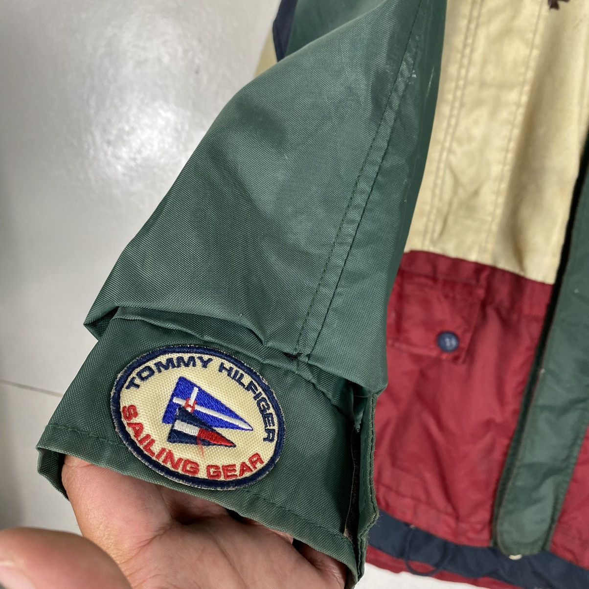 Tommy Hilfiger Vintage Tommy Hilfiger Sailing Gear Zipper Hoodie Jacket Size US XL / EU 56 / 4 - 6 Thumbnail