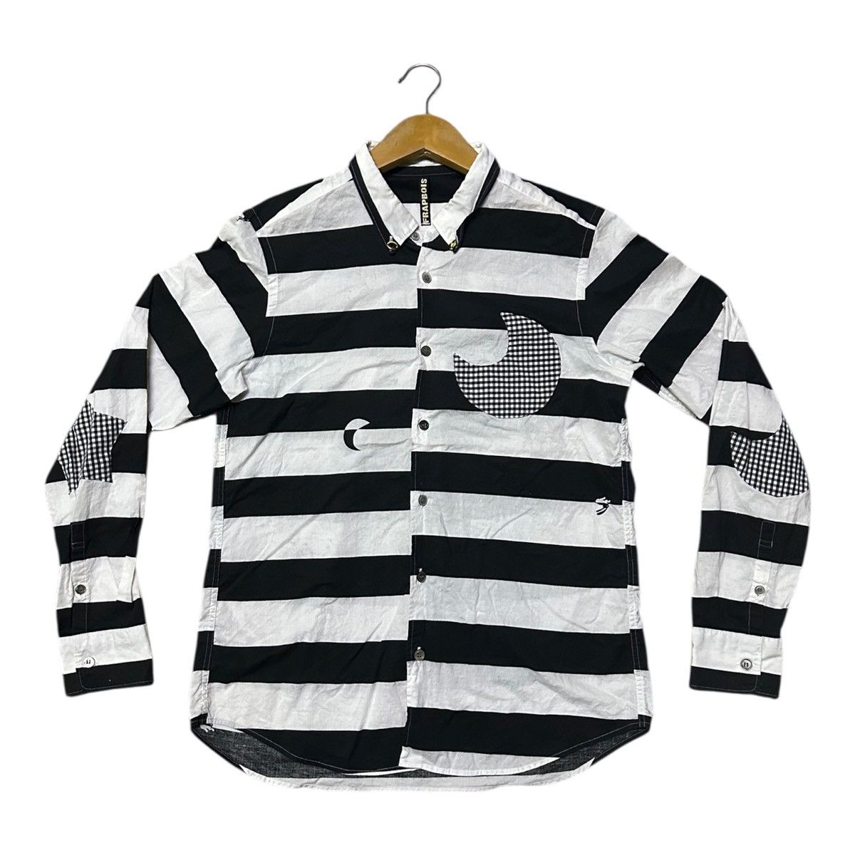 Issey Miyake Fraipbois Issey Miyake long sleeved striped shirts Size US S / EU 44-46 / 1 - 2 Thumbnail