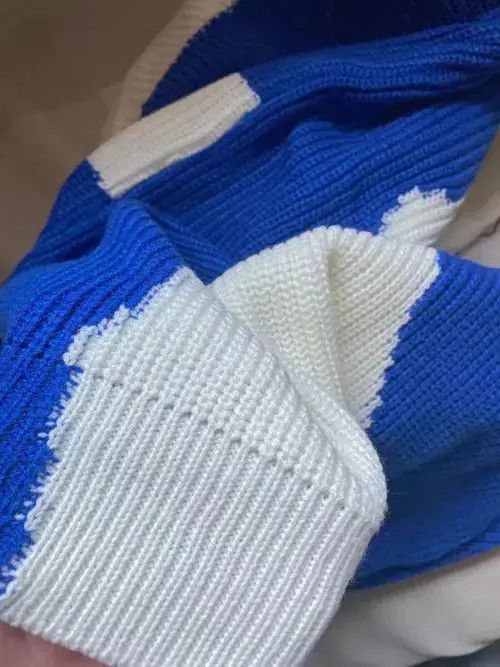 Other Spheres Blue White Sweater Size US L / EU 52-54 / 3 - 4 Thumbnail