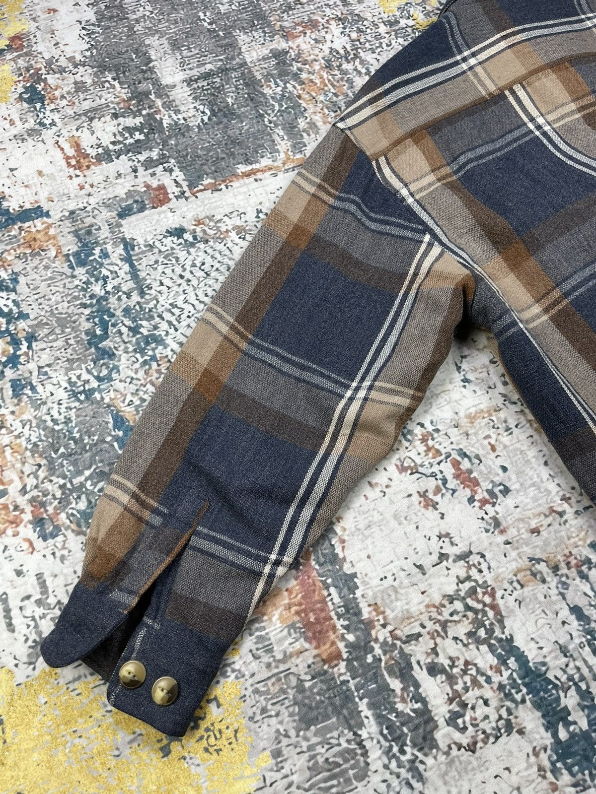 Jeep Vtg Jeep Checked Plaid Melton Jacket Size US M / EU 48-50 / 2 - 8 Thumbnail