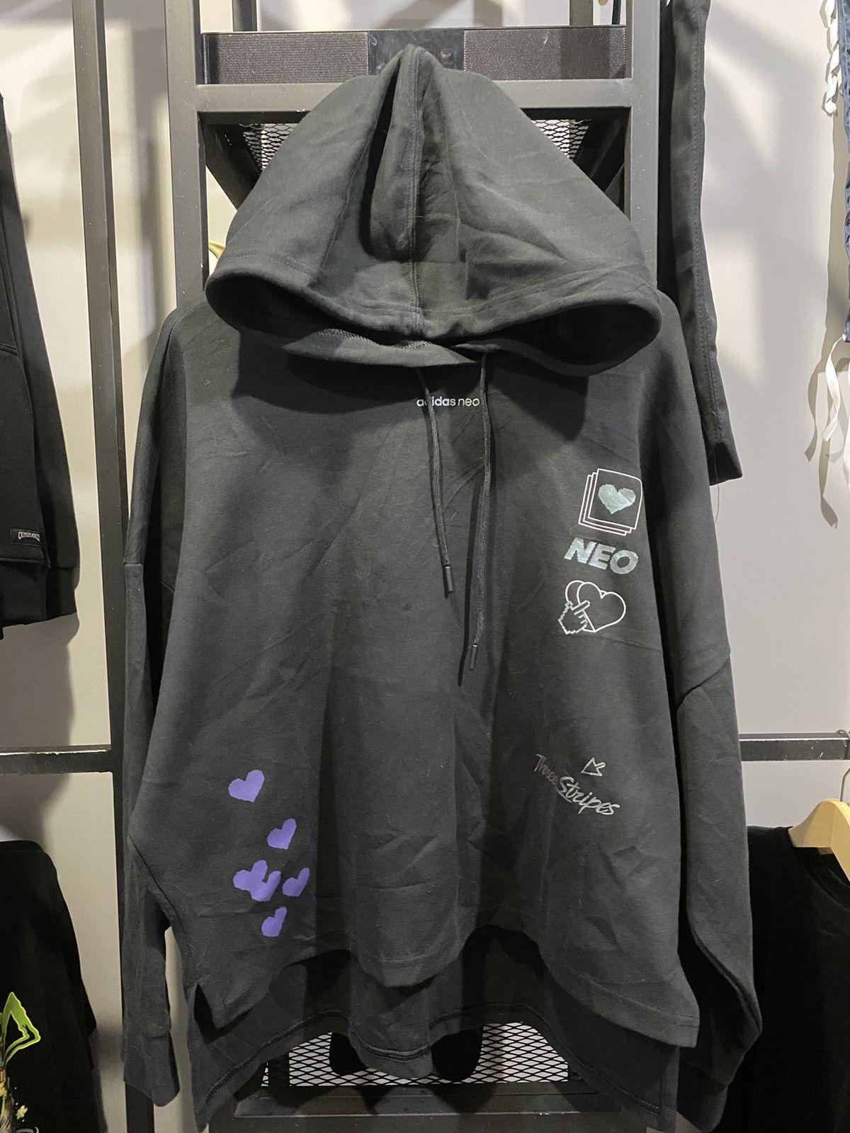 Adidas Adidas Heart Mail Club Three Stripes Fashion Hoodie Size M / US 6-8 / IT 42-44 - 1 Thumbnail