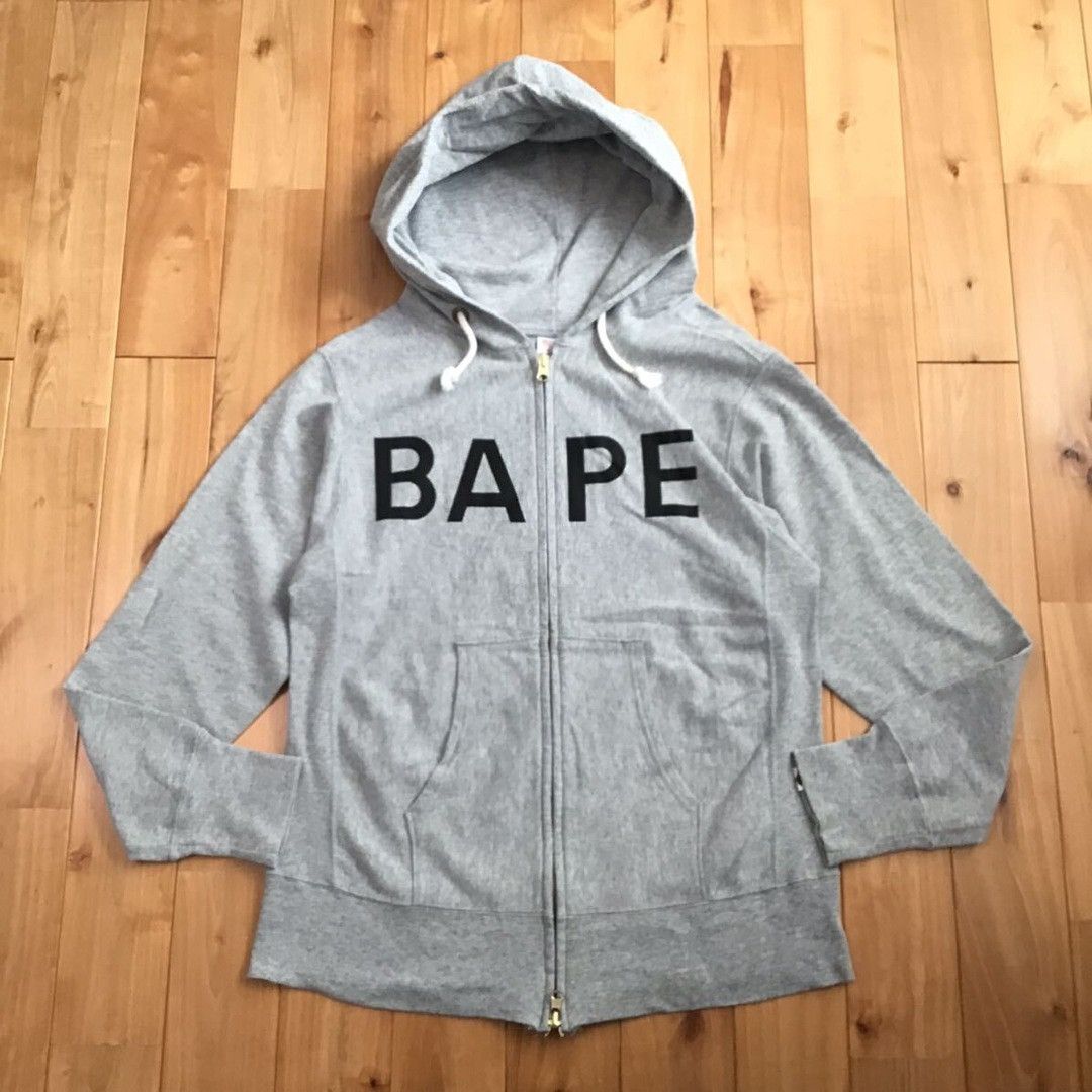 BAPE × CHAMPION BAPE logo zip hoodie a bathing ape