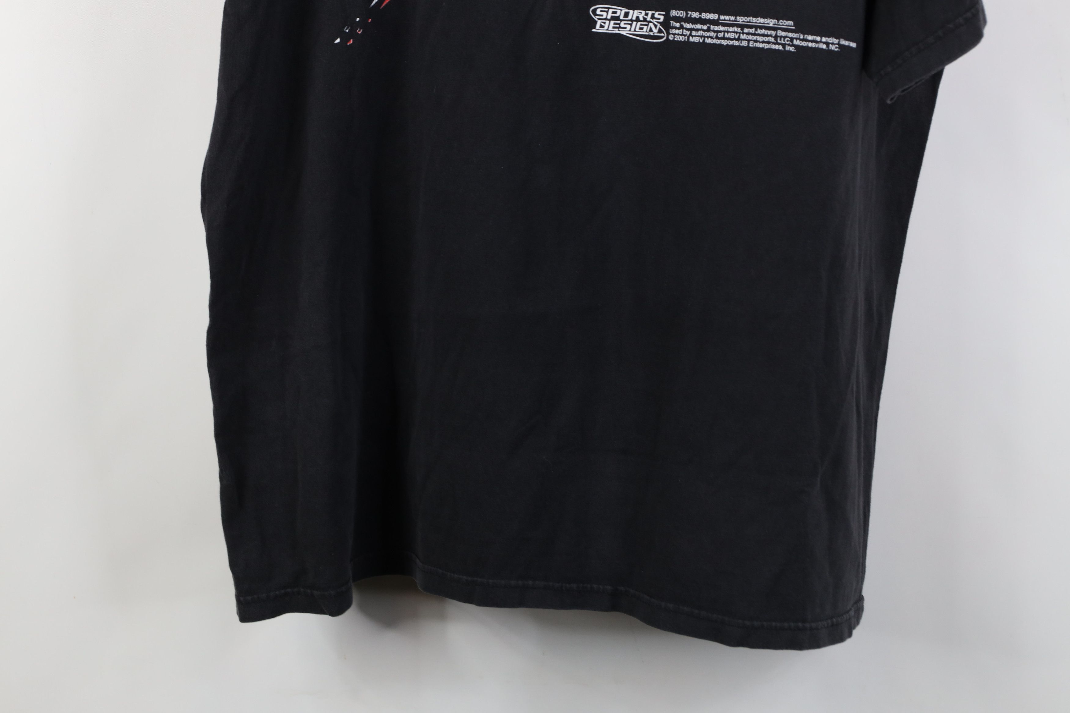 Vintage Vintage Y2K 2001 NASCAR Johnny Benson Valvoline T-Shirt Size US XL / EU 56 / 4 - 16 Thumbnail