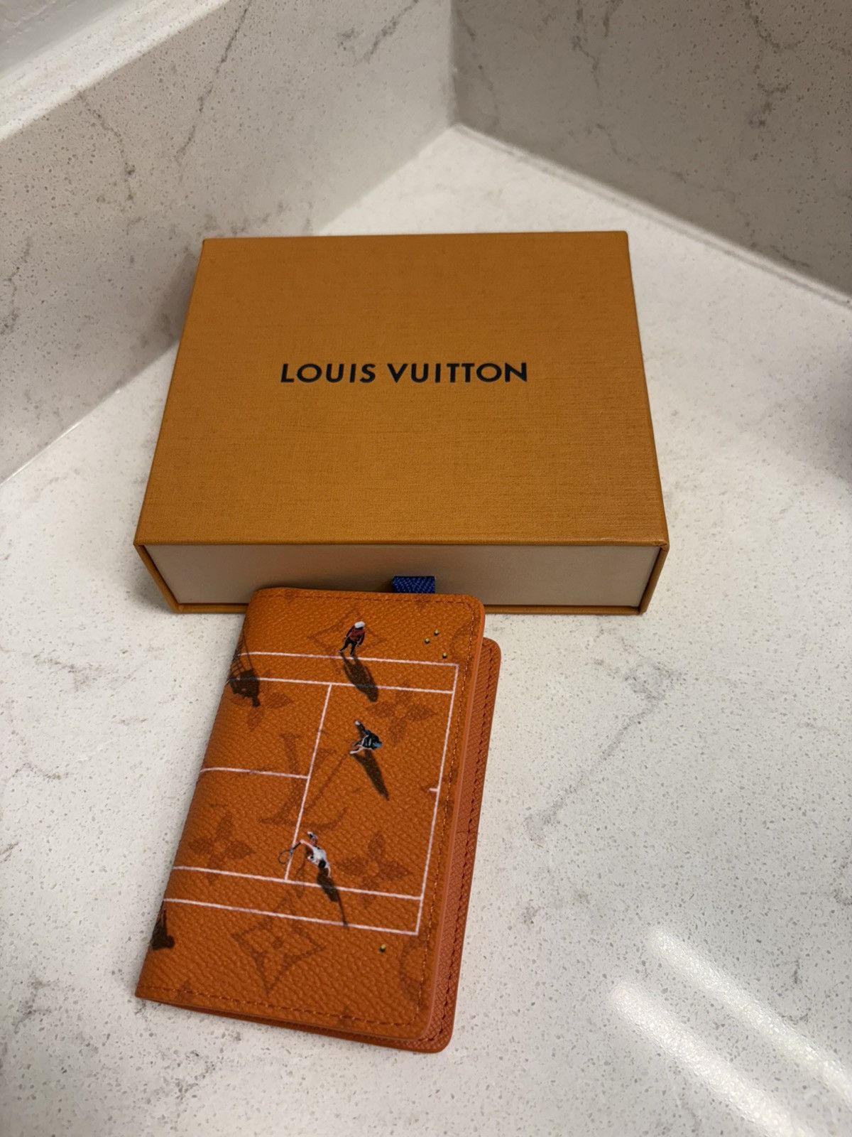 Louis Vuitton SS25 Orange Tennis Pocket Organizer Size ONE SIZE - 7 Thumbnail