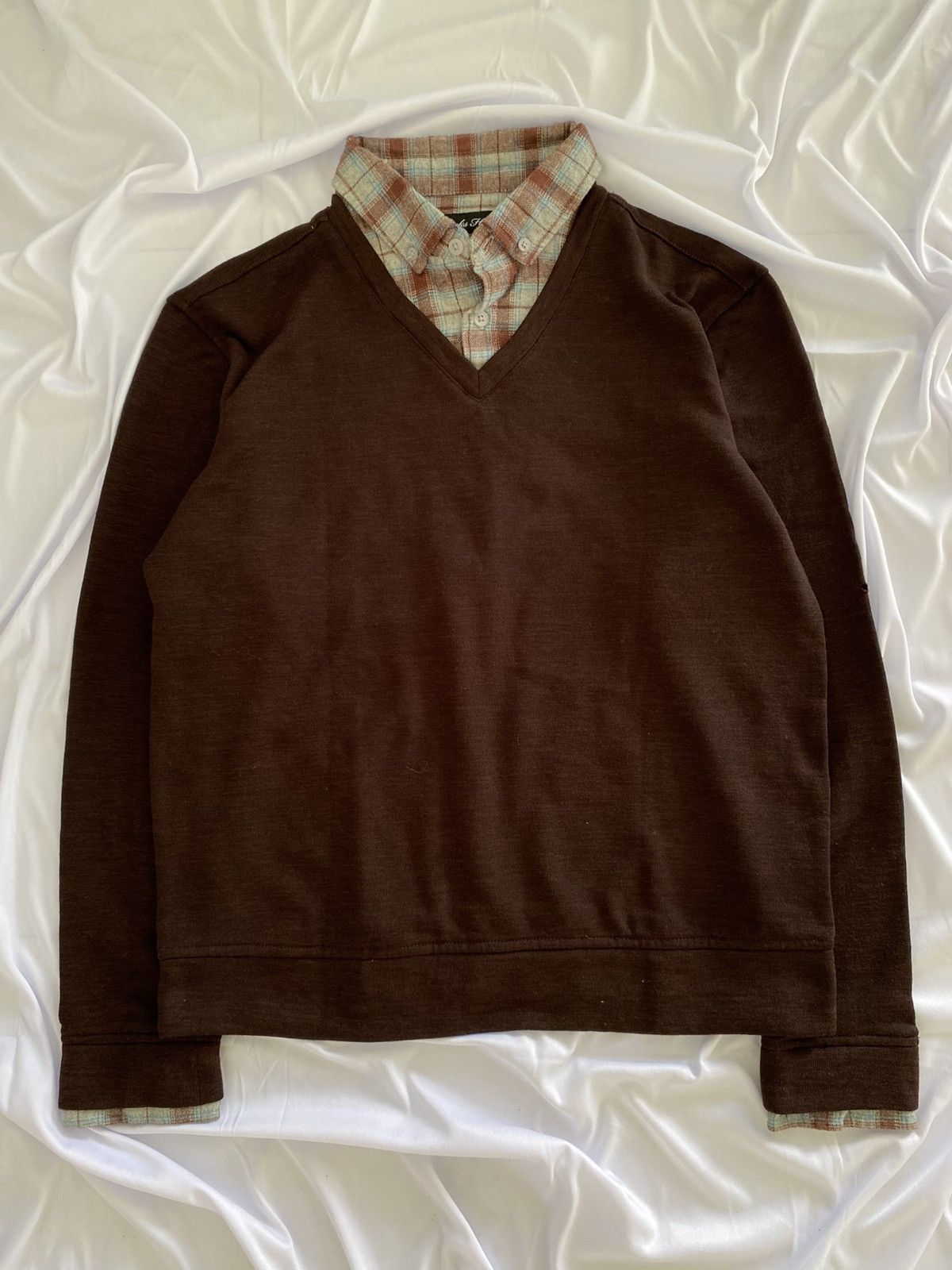 20471120 × If Six Was Nine × Japanese Brand japan grunge double layer brooks hill longsleeve Size US M / EU 48-50 / 2 - 2 Thumbnail