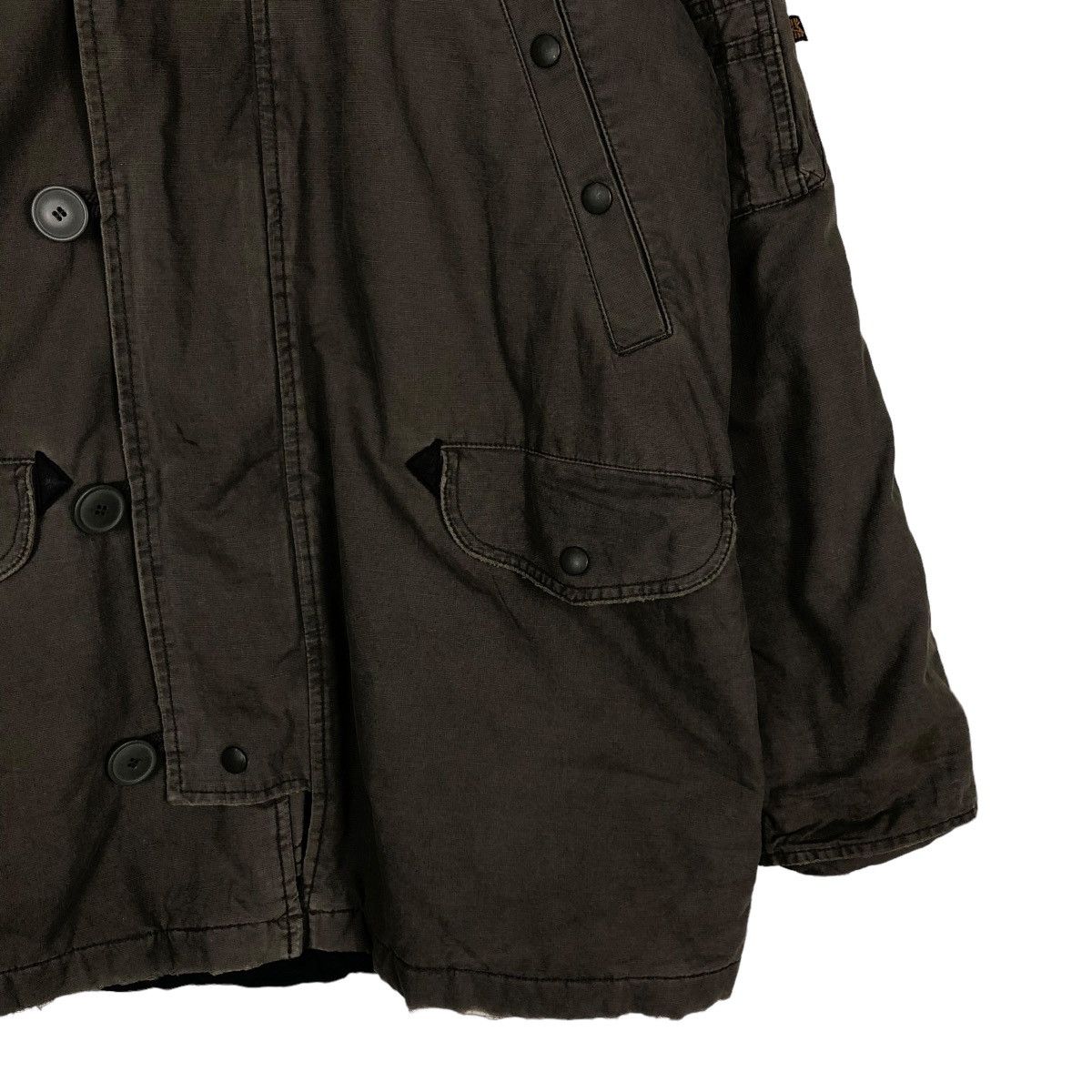 Alpha Industries 🔥VINTAGE CHORE JACKET CARGO ALPHA INDUSTRIES USA MILITARY Size US L / EU 52-54 / 3 - 5 Thumbnail