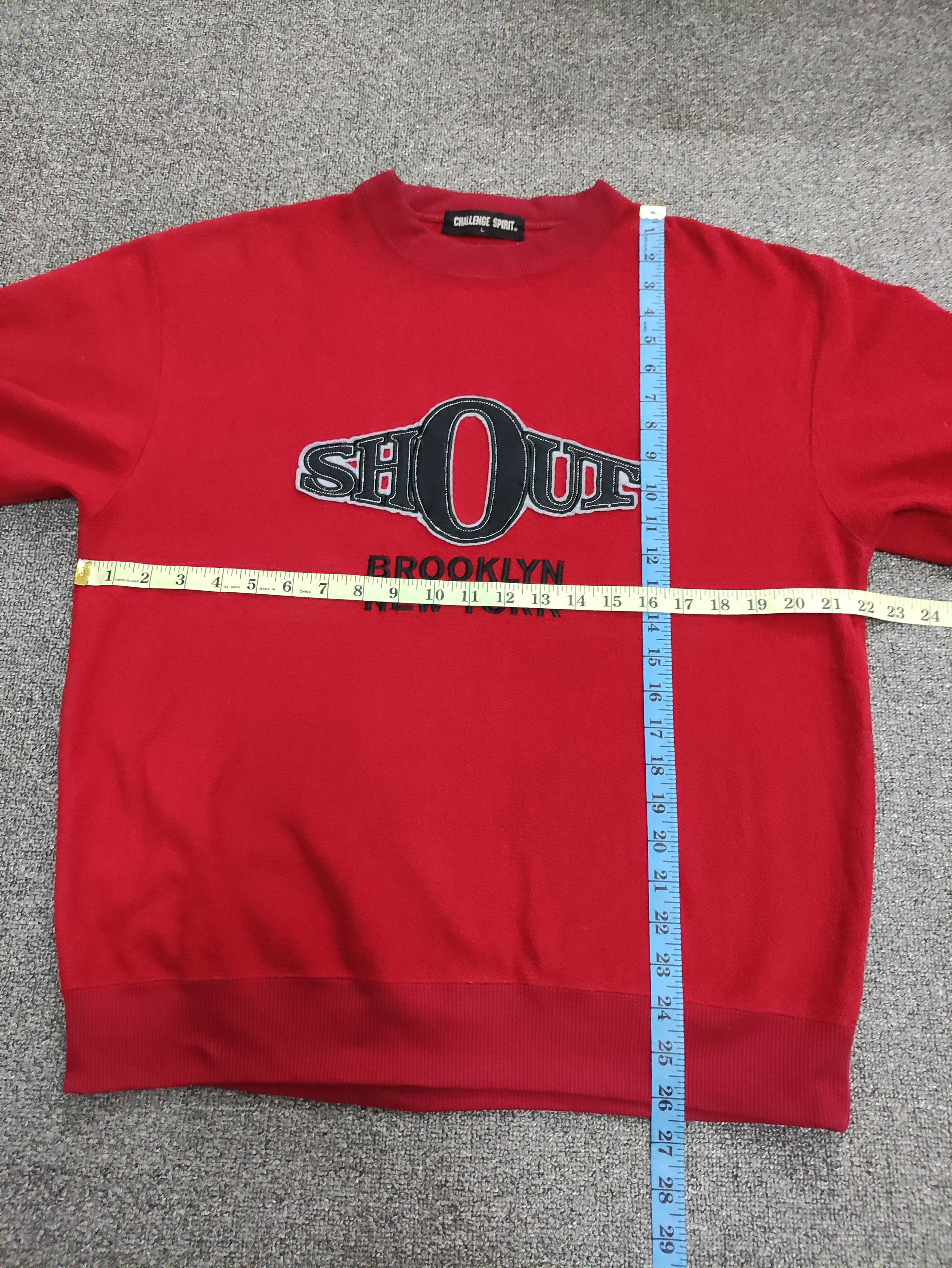 Japanese Brand Vintage Shout Brooklyn New York Sweatshirt Jumper Size US M / EU 48-50 / 2 - 8 Thumbnail