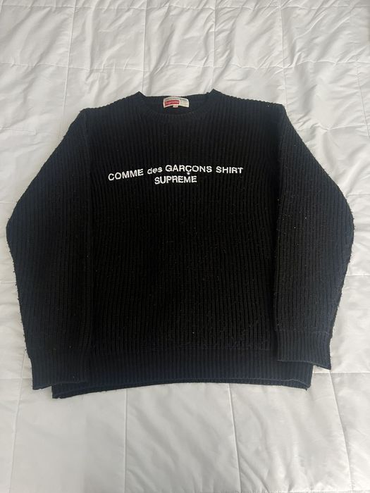 Supreme comme store des garcons knit