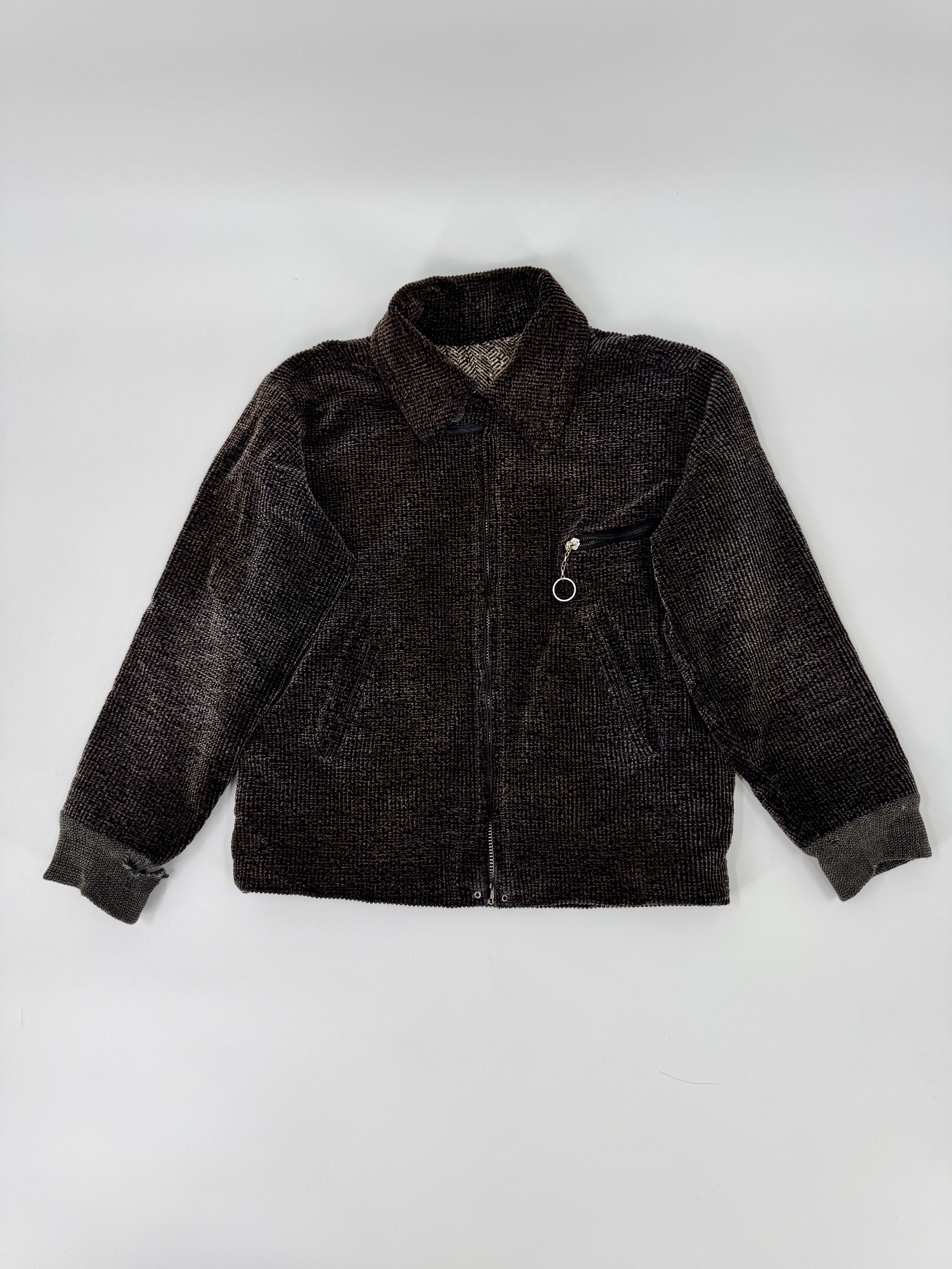 Vintage Vintage 1930s Childs Corduroy Jacket & Pants 30s Talon Size 34S - 2 Thumbnail