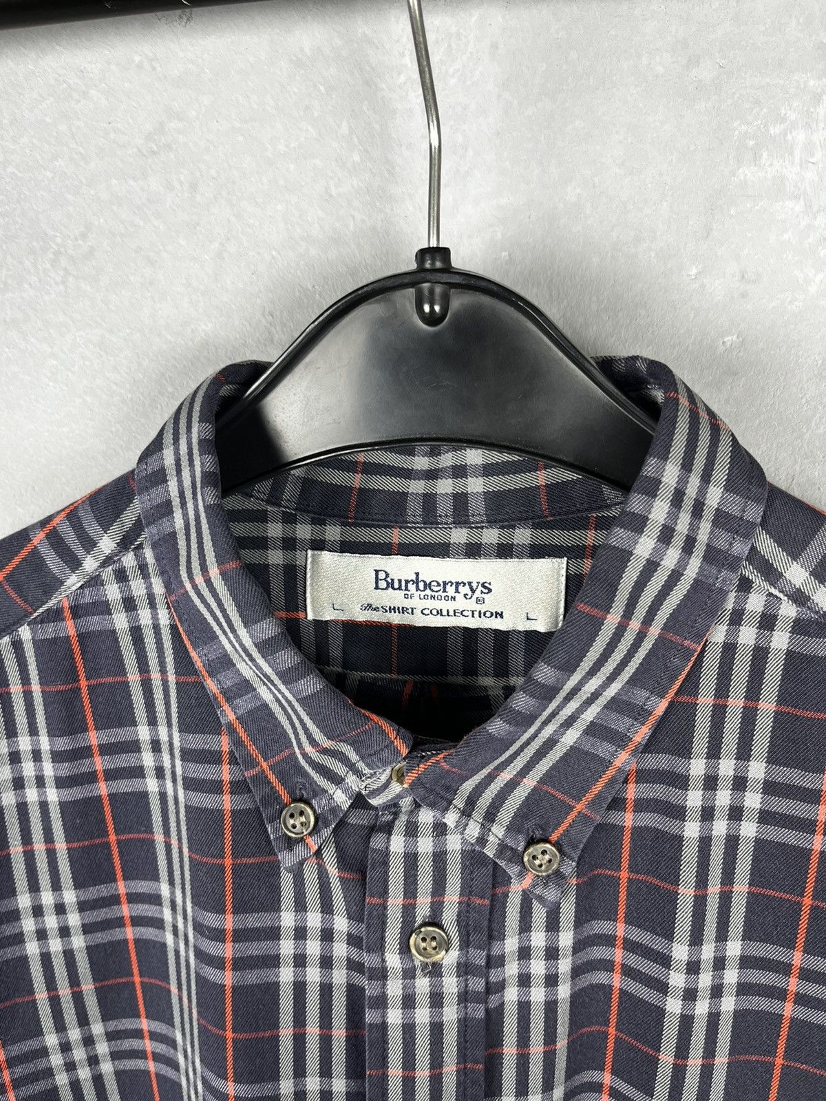 Burberry × Vintage Vintage Burberry Nova Check Shirt Button Up Size US L / EU 52-54 / 3 - 5 Thumbnail