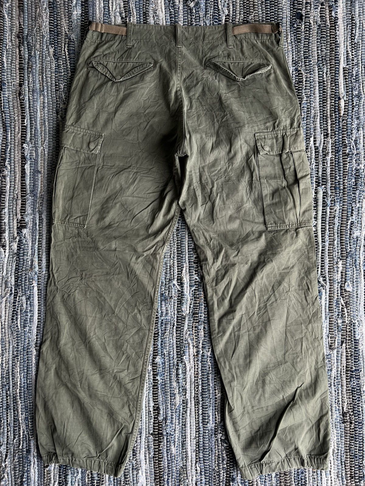 FOB Factory Vtg M-65 Cargo Combat Pants Ripstop Herringbone FOB Factory Size US 34 / EU 50 - 2 Thumbnail