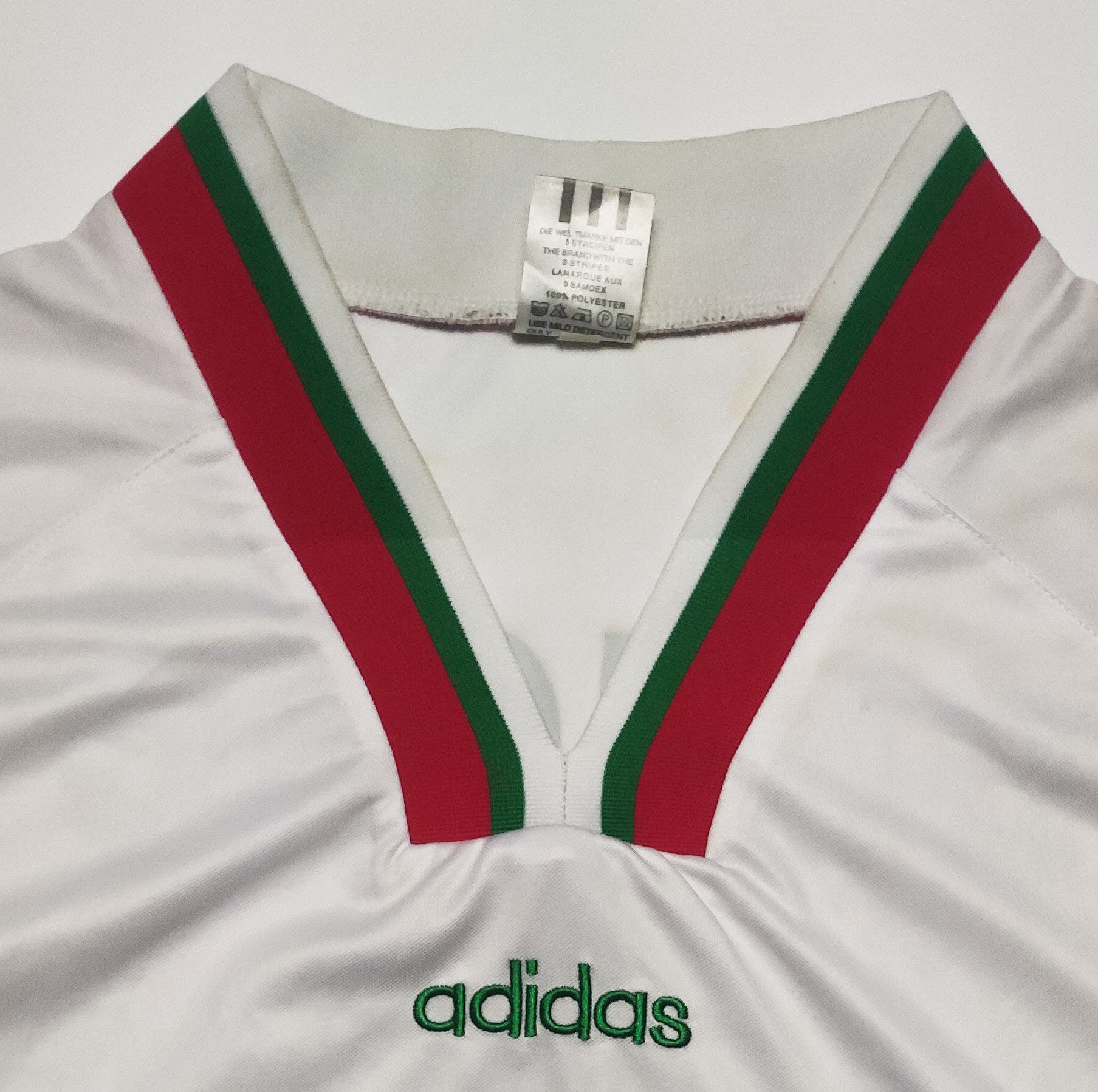 Other Dimcho #1 Bulgaria 1994 Home Shirt Kit Jersey Size US XL / EU 56 / 4 - 5 Thumbnail