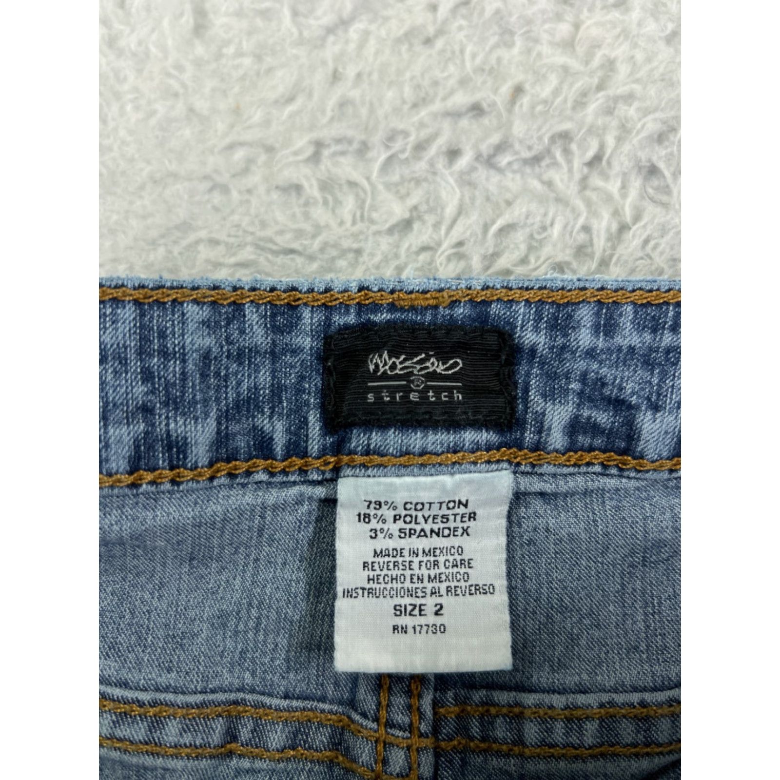 Mossimo Vintage Mossimo Blue Denim Bootcut Jeans Women's Regular Fit 24x28 Stretch Cotton Size 25" / US 0 / IT 36 - 6 Thumbnail