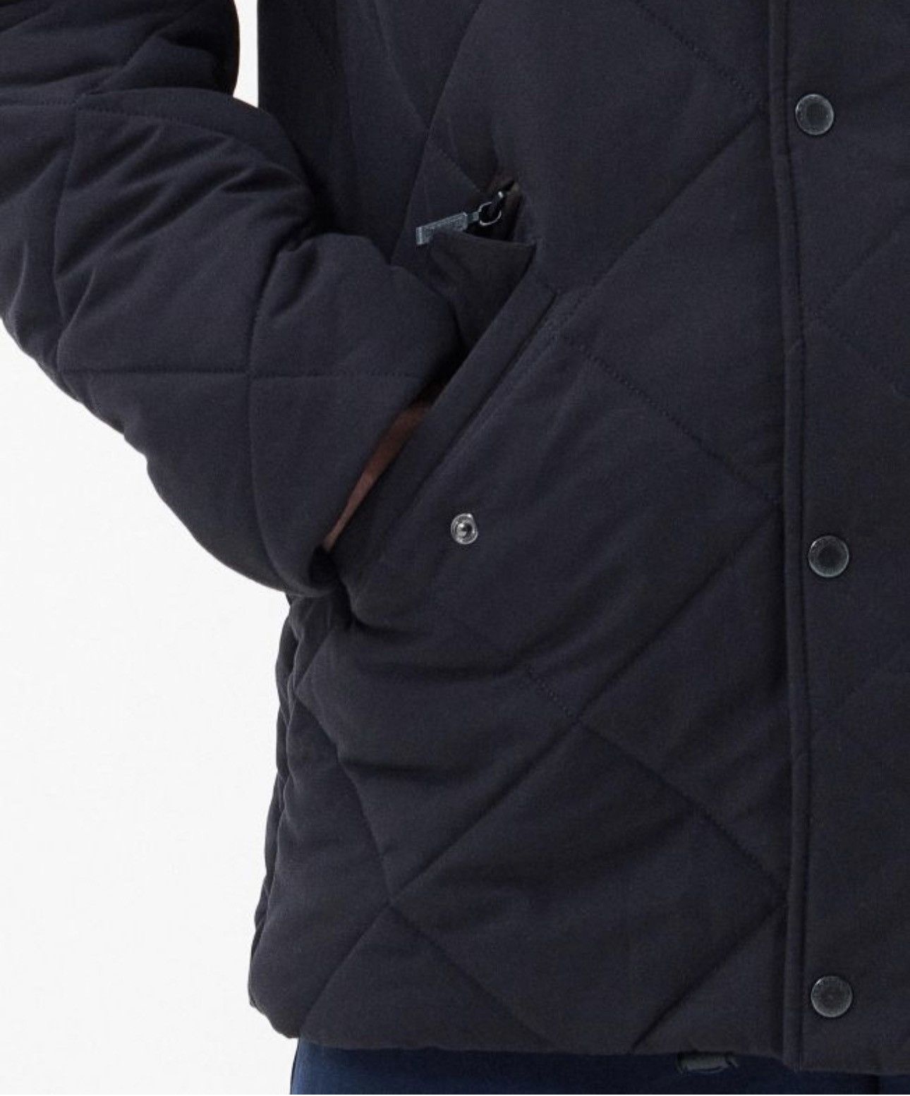 Barbour Barbour men’s Winter Chelsea Quilted Jacket size L navy Size US L / EU 52-54 / 3 - 7 Thumbnail