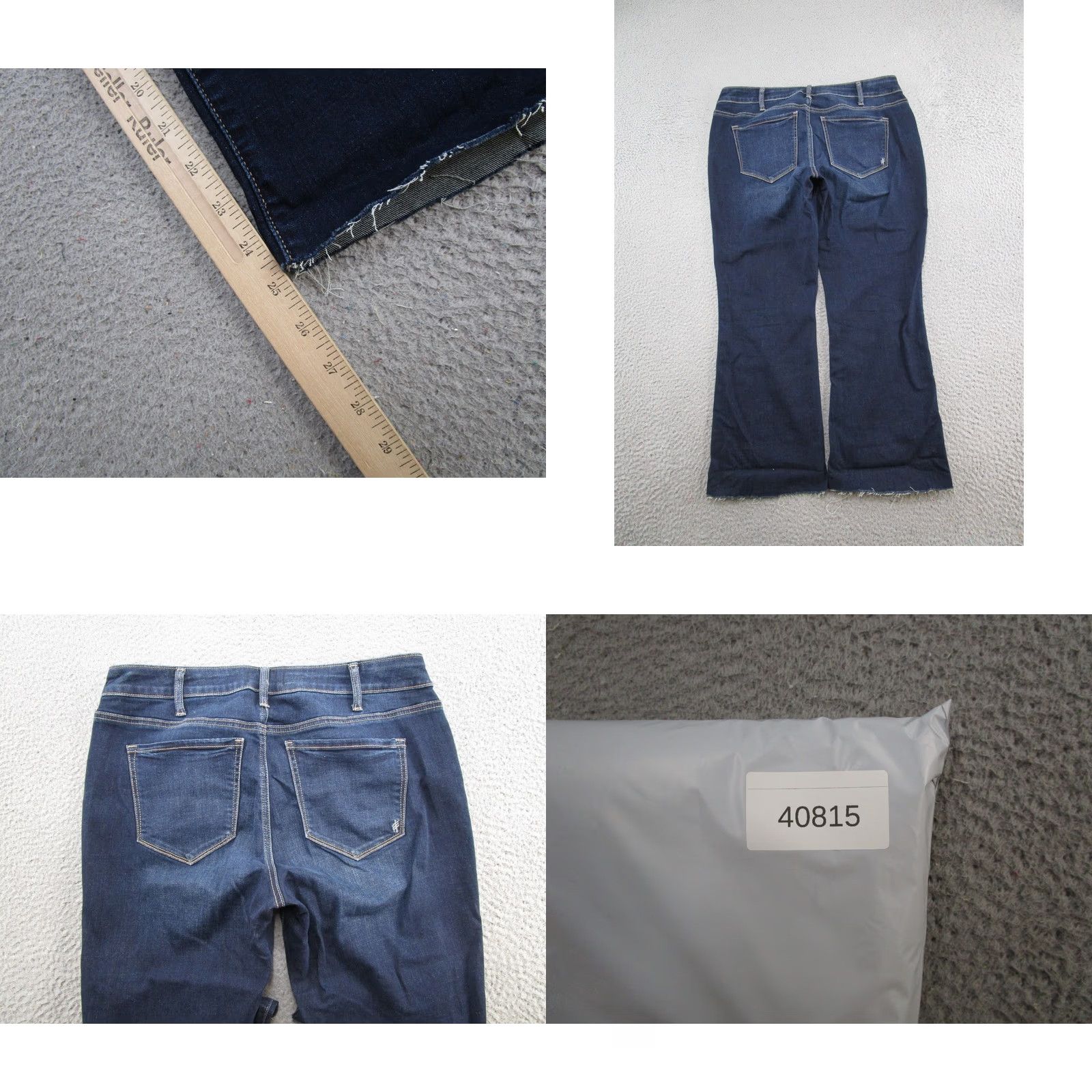 Silver Jeans Co. Silver Jeans Co Suki Kick Flare Blue Stretch Denim Jeans Size 34 Womens Size 24" / US 00 / IT 34 - 9 Thumbnail