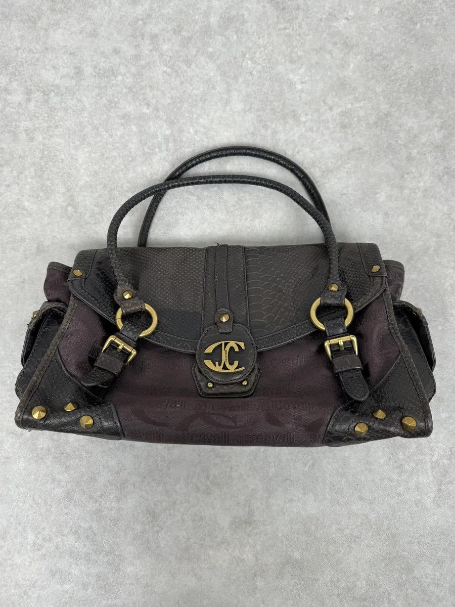 Roberto Cavalli AW2007 Cavalli Propaganda Brown Python Leather Bag Size ONE SIZE - 1 Thumbnail