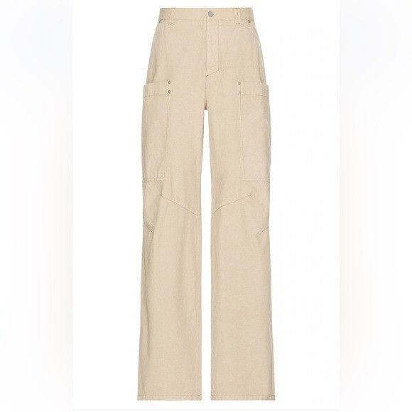 Palm Angels Palm Angels Baggy Cargo Pants Beige Men’s 46/US 30 Size US 30 / EU 46 - 1 Thumbnail
