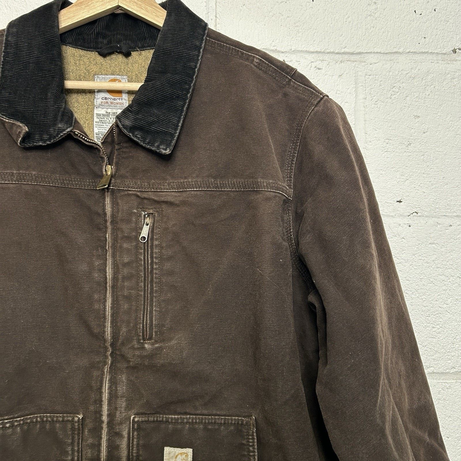 Carhartt Vintage Carhartt Sherpa-Lined Ridge Coat “Dark Brown” WC061 Size US L / EU 52-54 / 3 - 3 Thumbnail