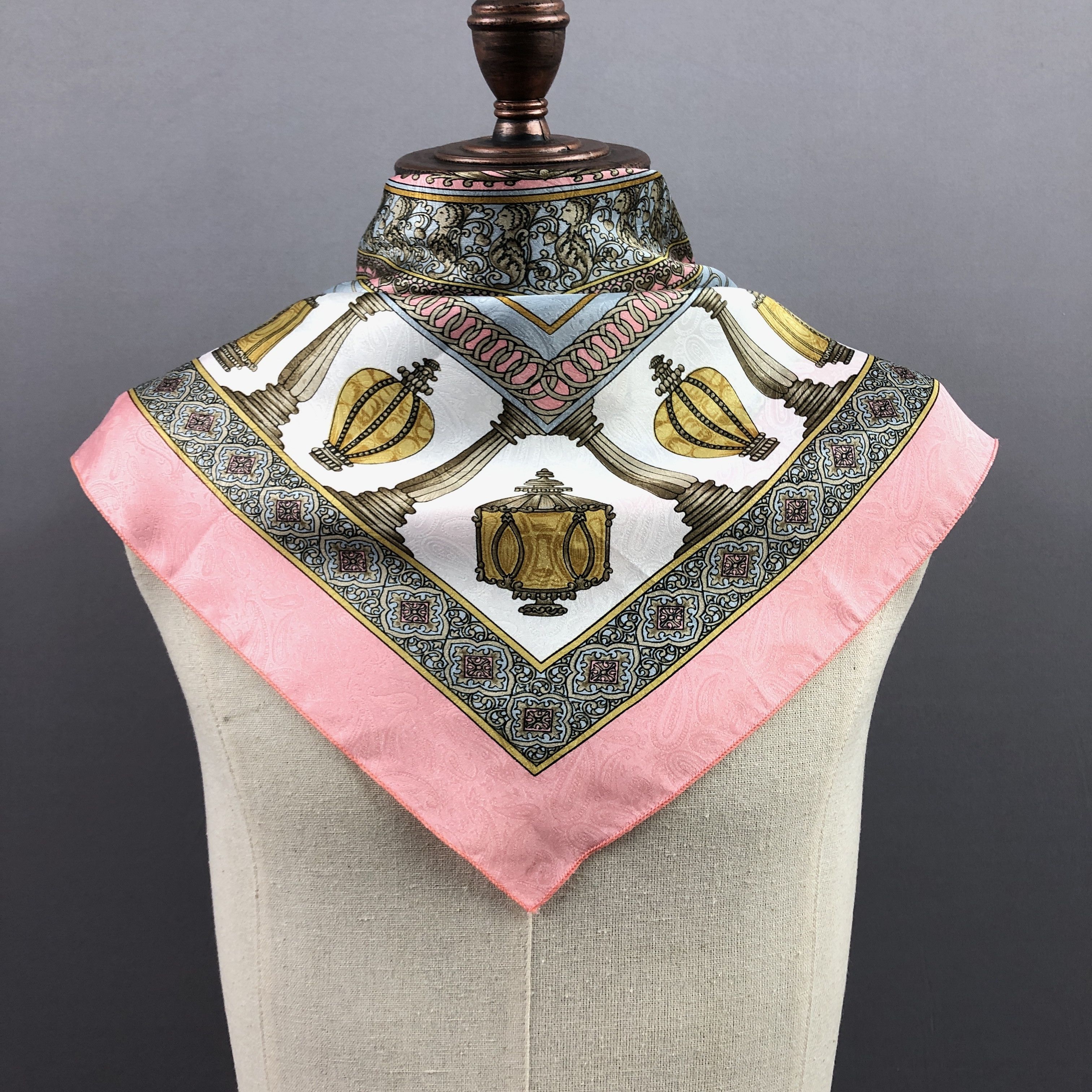 Other Vintage SILK Scarf Twill Stole Wraps Scarves Size ONE SIZE - 2 Thumbnail
