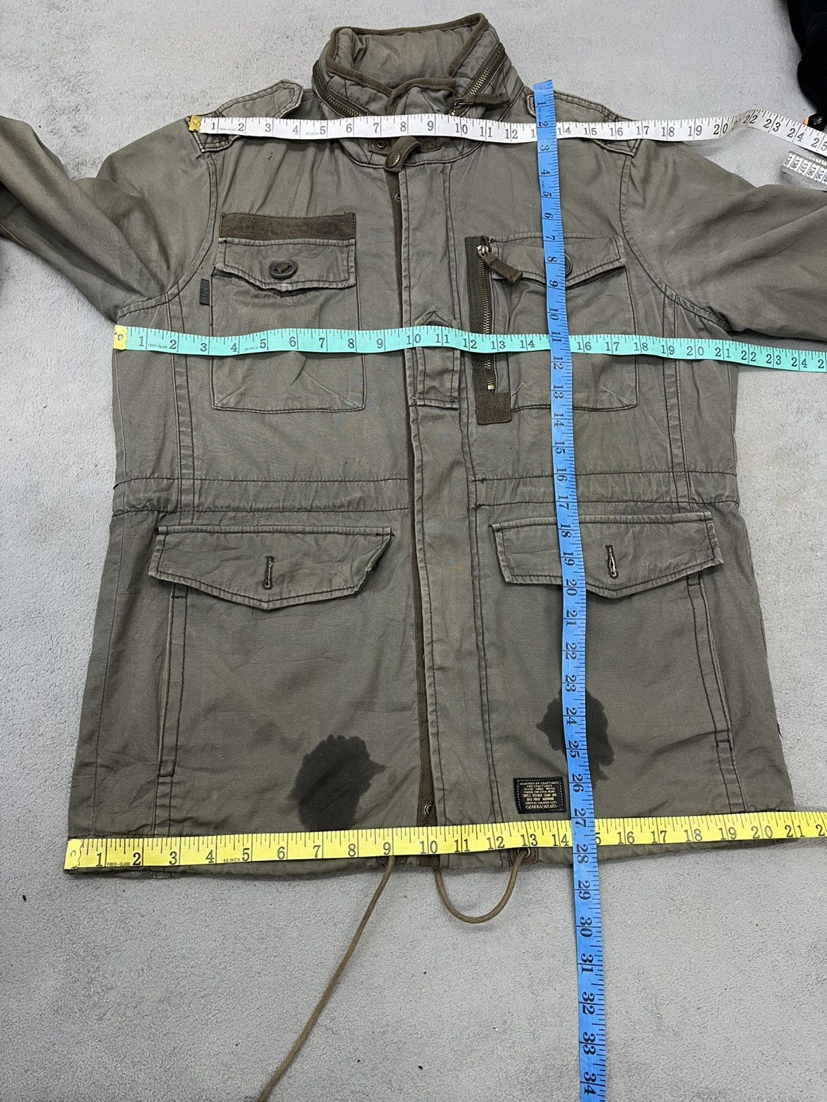 Japanese Brand SURPLUS SEMINARY GORPCORE JACKET HIDDEN HOODIE Size US L / EU 52-54 / 3 - 15 Thumbnail