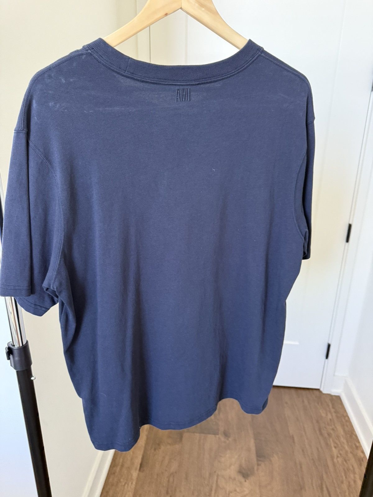 AMI AMI SSENSE Exclusive Navy Embroidered T-Shirt Size US M / EU 48-50 / 2 - 3 Thumbnail