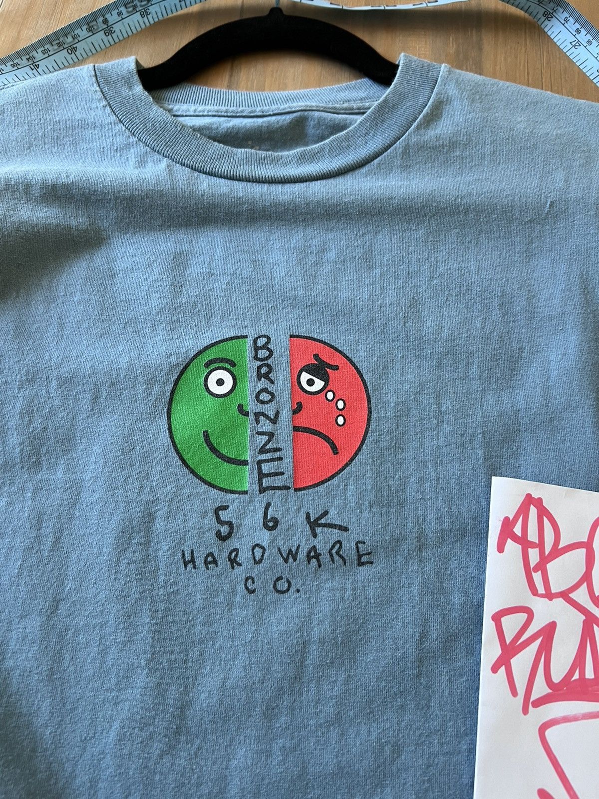 Bronze 56k Bronze Happy/Sad Face LS Tee M Size US M / EU 48-50 / 2 - 2 Thumbnail