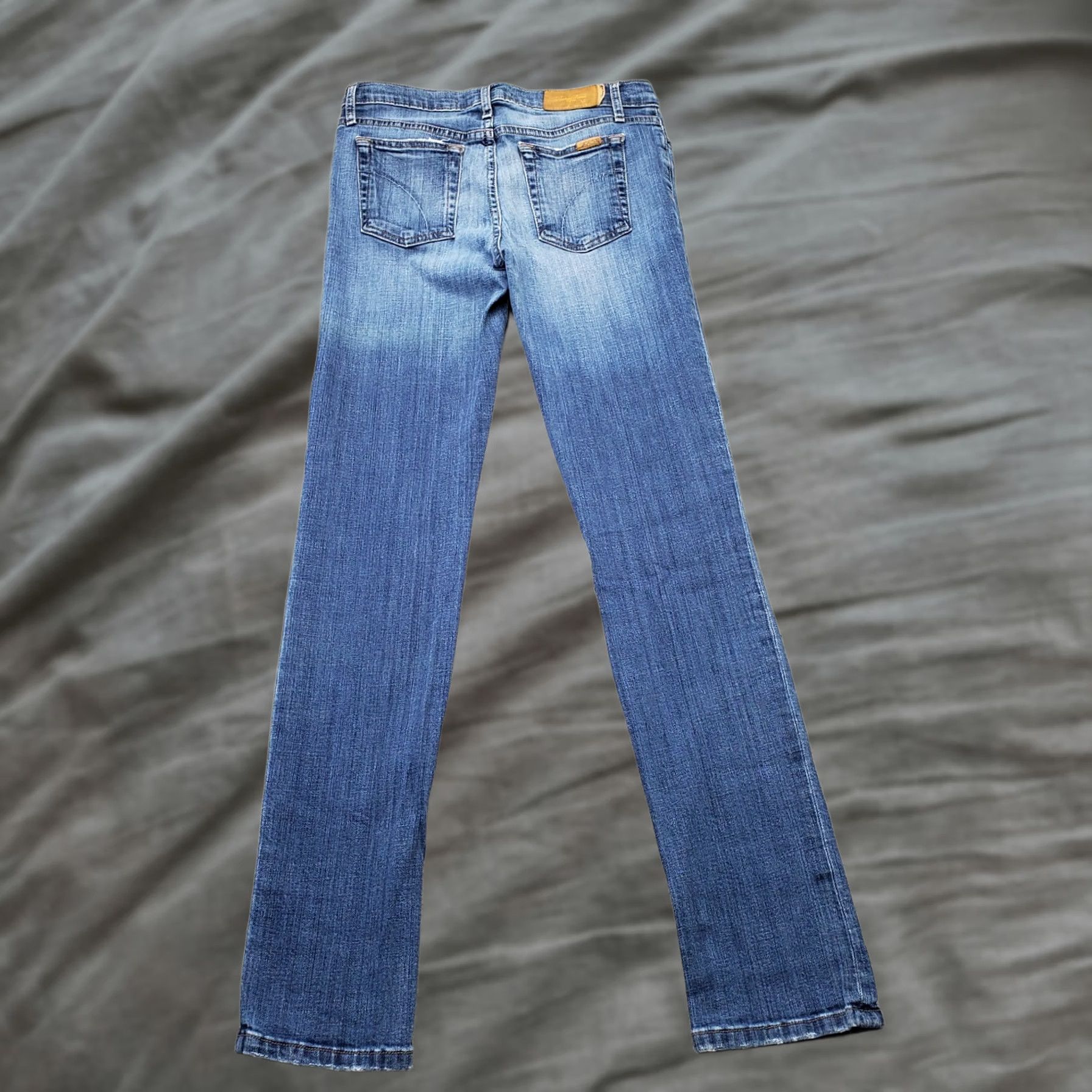 Vintage Joe's Jeans Womens Size 28 Blue Denim Super Skinny Slim Fit Stretch Distressed Jeans Size 28" / US 6 / IT 42 - 1 Thumbnail