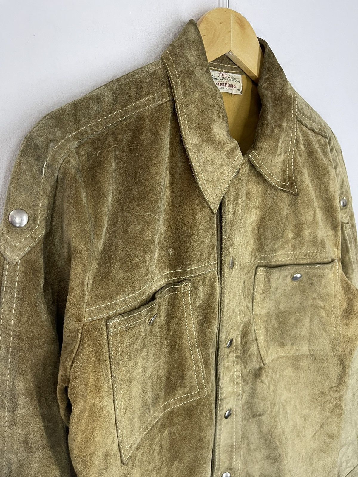 McGregor VINTAGE 70’s McGREGOR SUEDE COWHIDE MADE ARGENTINA Size US M / EU 48-50 / 2 - 2 Thumbnail