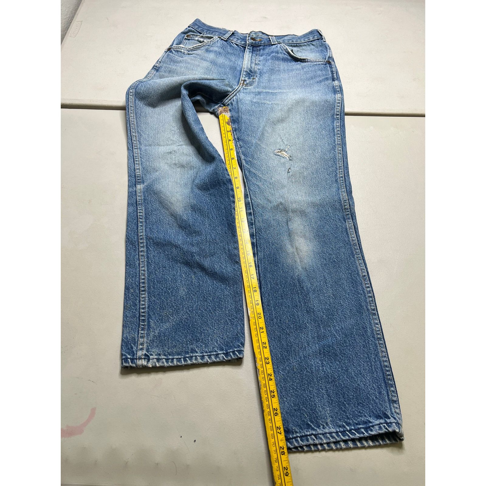 Dickies Vintage Dickies Banders Jeans Mens 32 Blue Faded Talon Zip Size US 32 / EU 48 - 7 Thumbnail