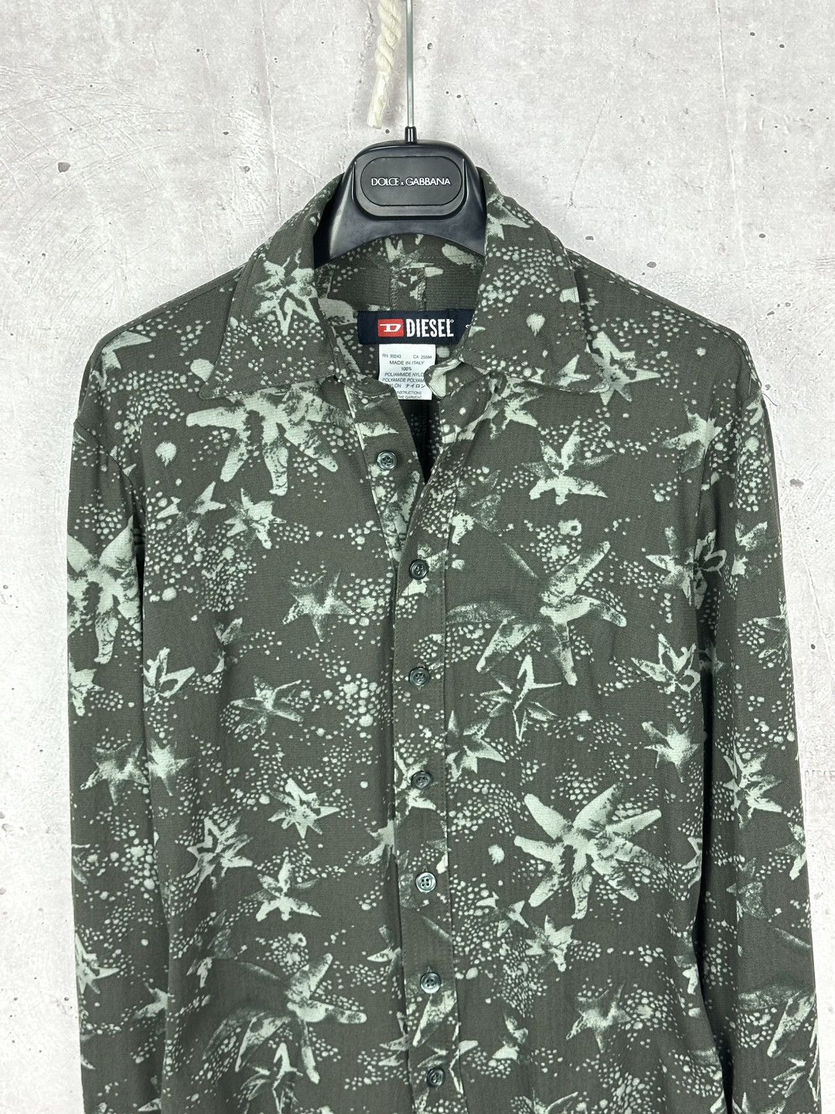 Diesel Vintage Y2K Diesel Printed Made in Italy Long Sleeve Shirt Size S / US 4 / IT 40 - 2 Thumbnail