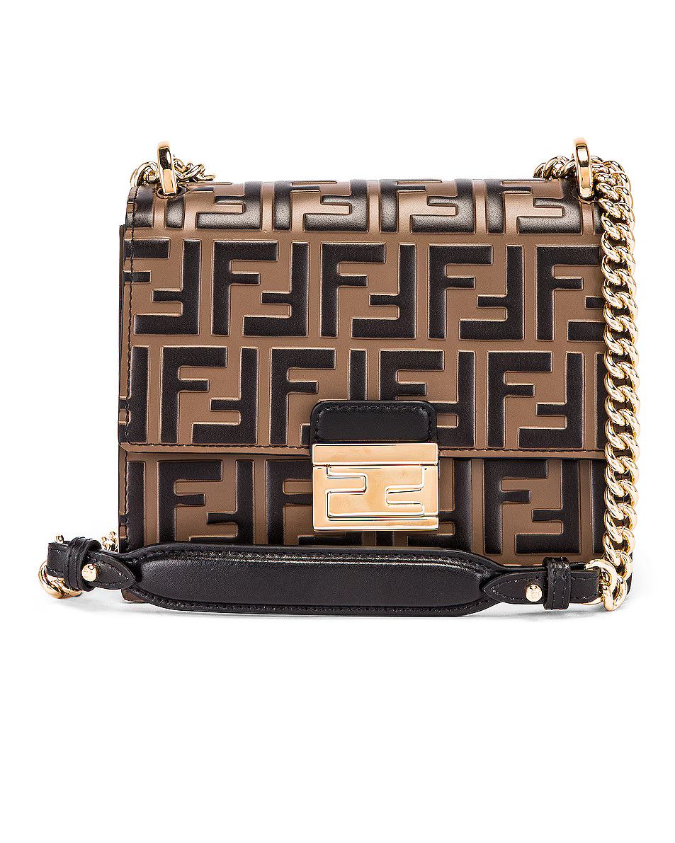 Fendi o1s1wg111224 Size: OS / Small FF Kan U Bag in Brown Size ONE SIZE - 1 Thumbnail
