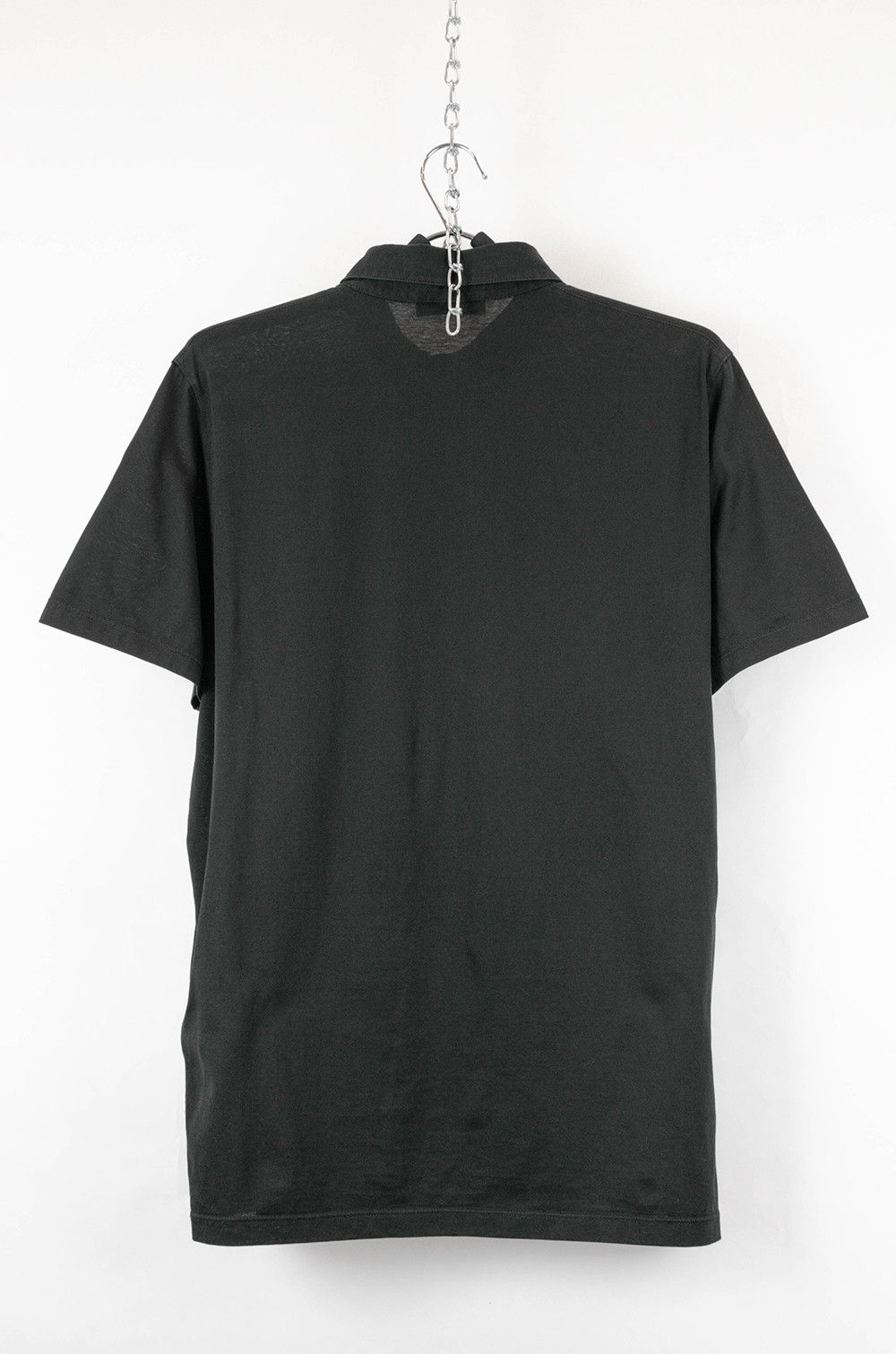 Prada Prada Black Cotton Polo Shirt Size L Size US L / EU 52-54 / 3 - 2 Thumbnail