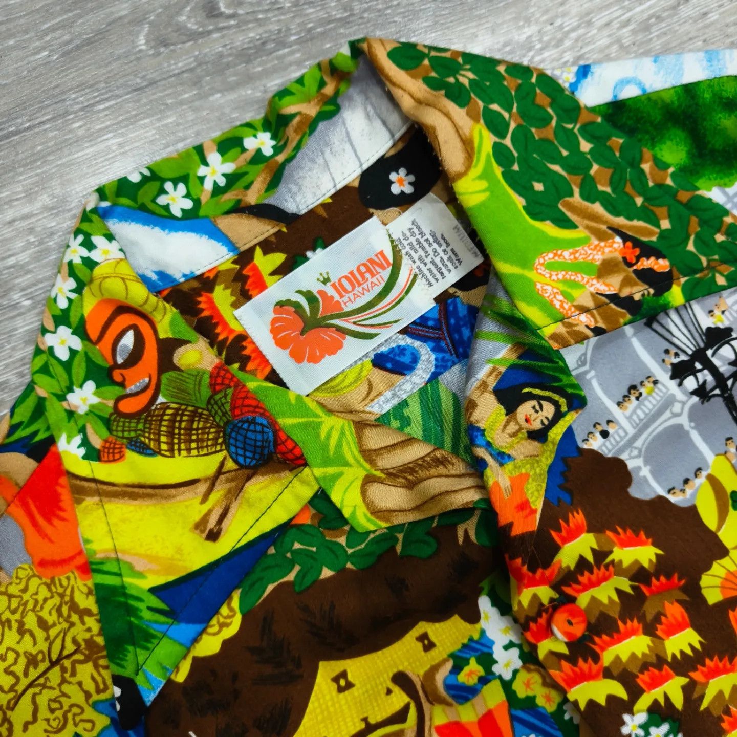 IOLANI IOLANI HAWAIIAN SHIRT Size US XS / EU 42 / 0 - 3 Thumbnail