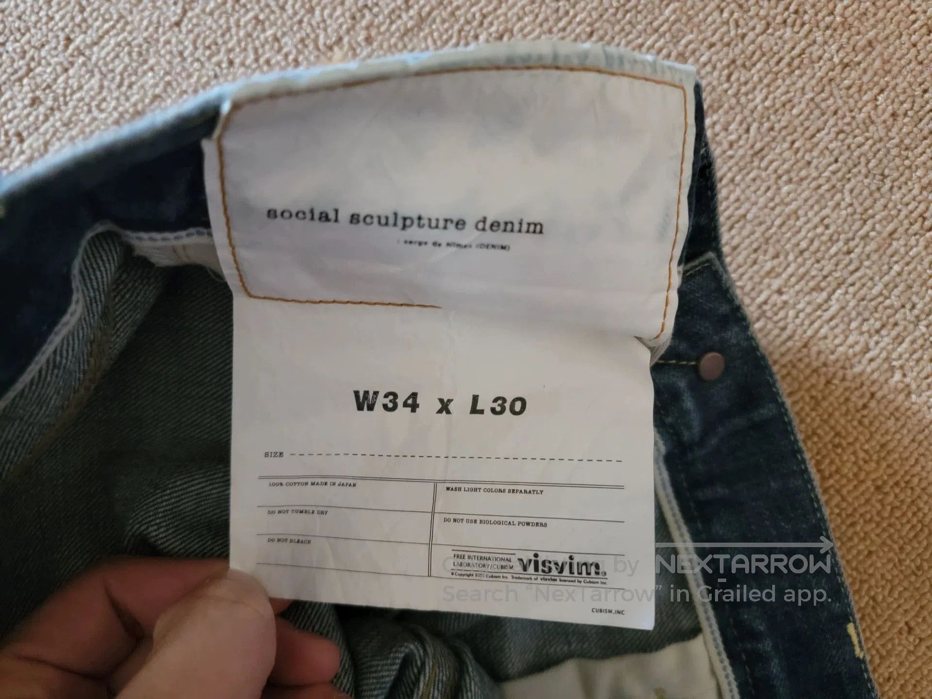Visvim visvim Blue Denim Jeans with Distressing. Size US 34 / EU 50 - 7 Thumbnail