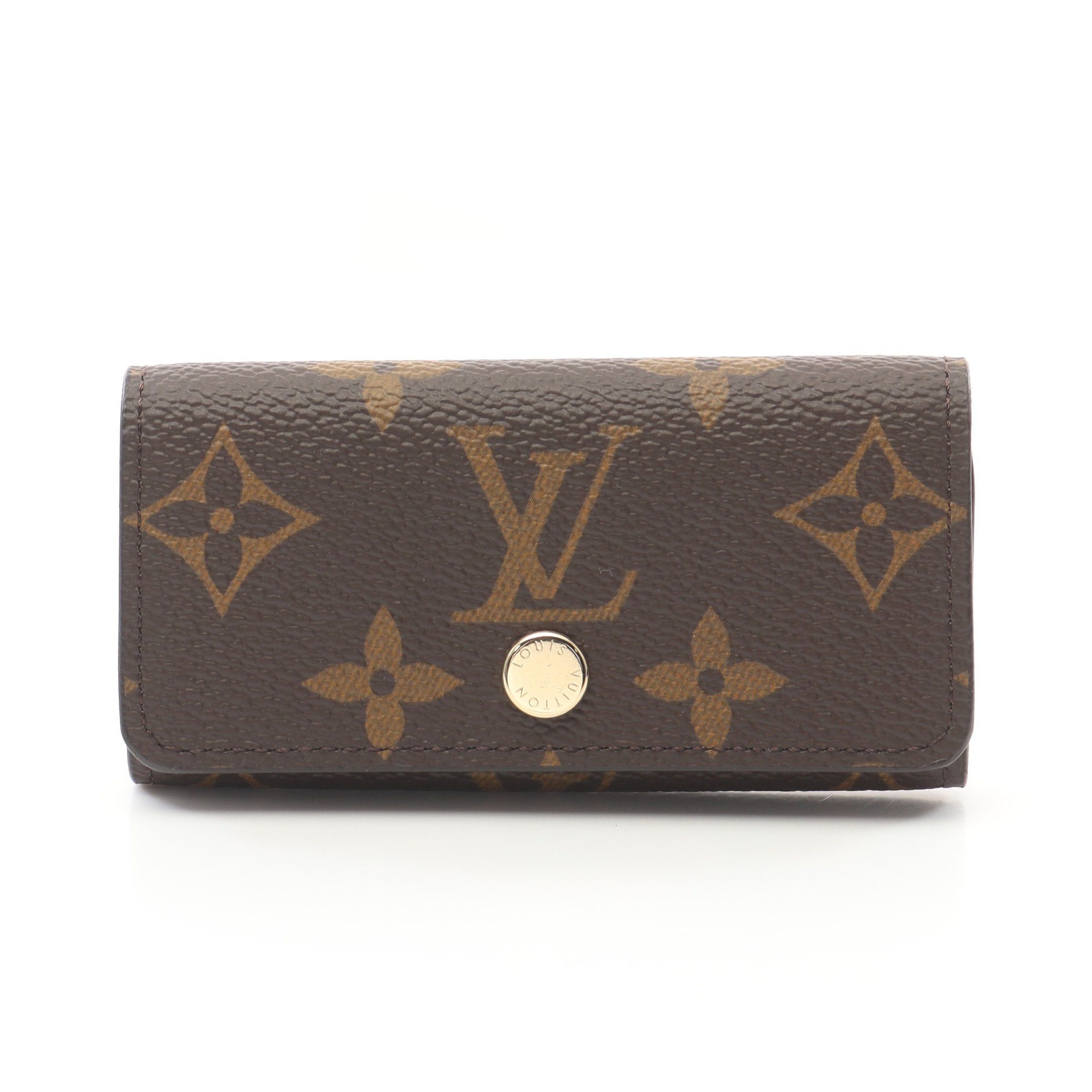 Louis Vuitton Louis Vuitton Multicle 4 Monogram Ring Chain Key Case Brown Size ONE SIZE - 1 Thumbnail