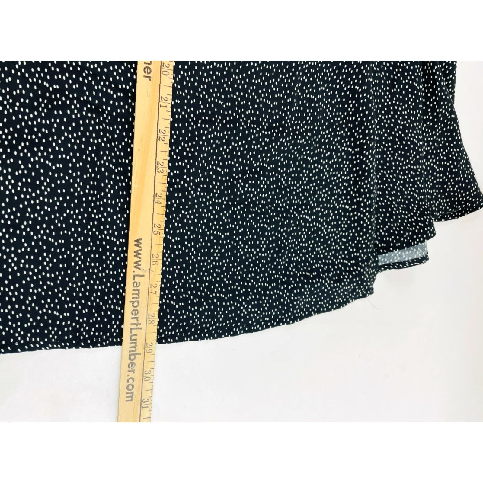 Laundry by Shelli Segal Laundry by Shelli Segal Skirt Women's Large Black White Polka Dots Midi A-Line NWT Free Return Mens? Wait no gender. Size 36" / US 14 / IT 50 - 5 Thumbnail