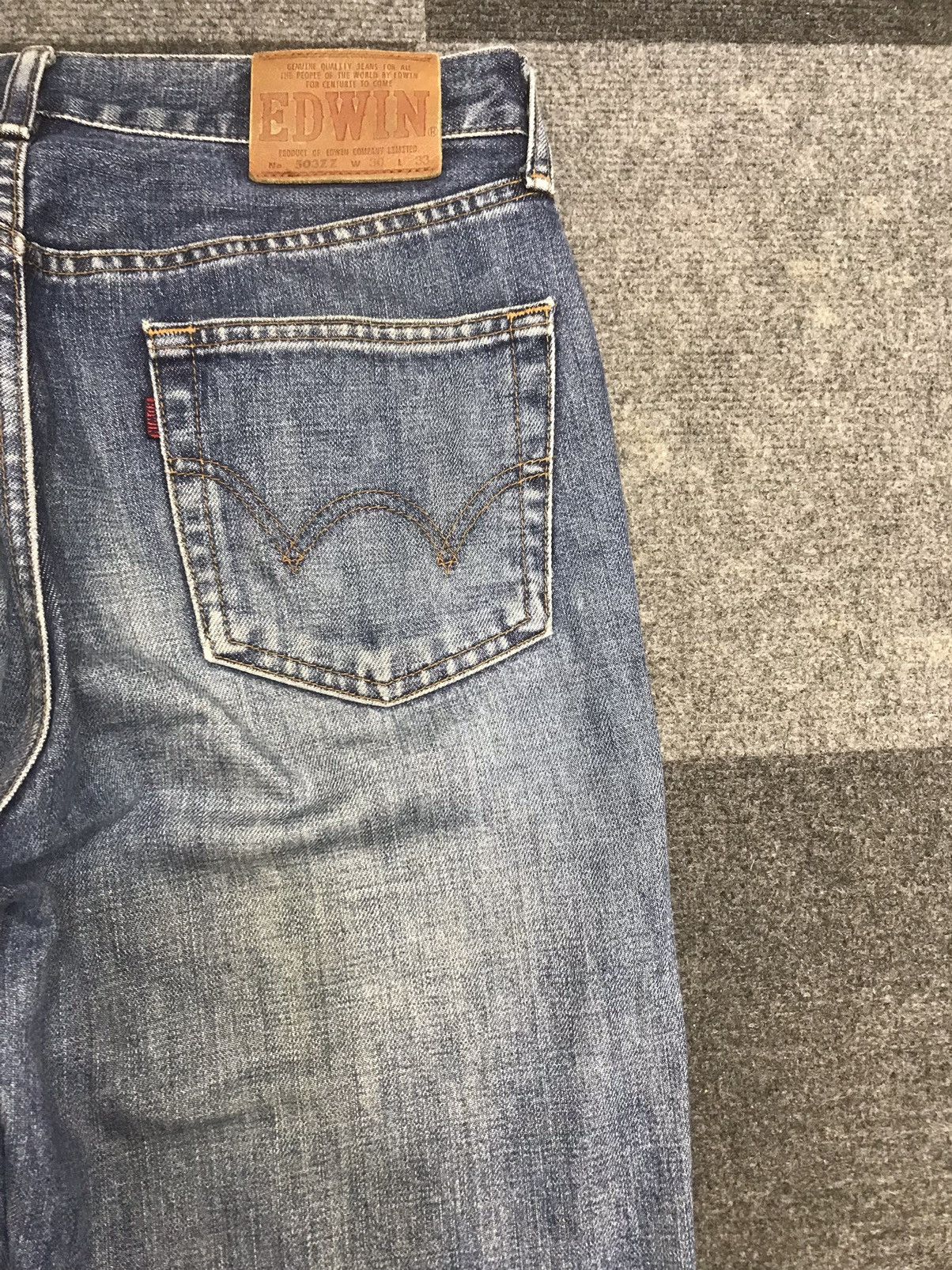 Edwin × Japanese Brand 💥MINIMALIST💥EDWIN 503 REGULAR DENIM F437 Size US 29 - 11 Thumbnail
