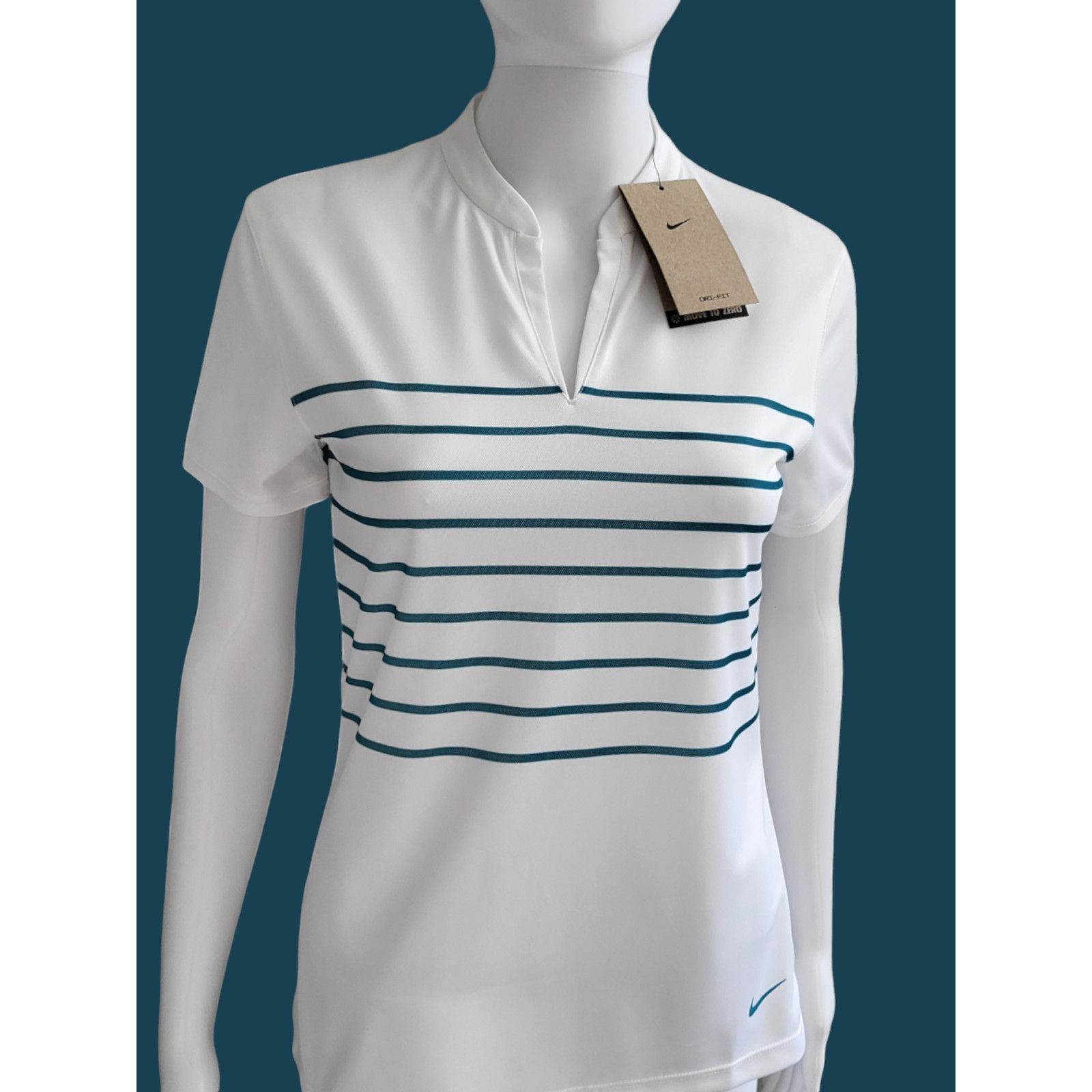 Nike NWT NIKE Victory Dri-FIT Blade Golf Polo Striped Size XS Size XS / US 0-2 / IT 36-38 - 5 Thumbnail