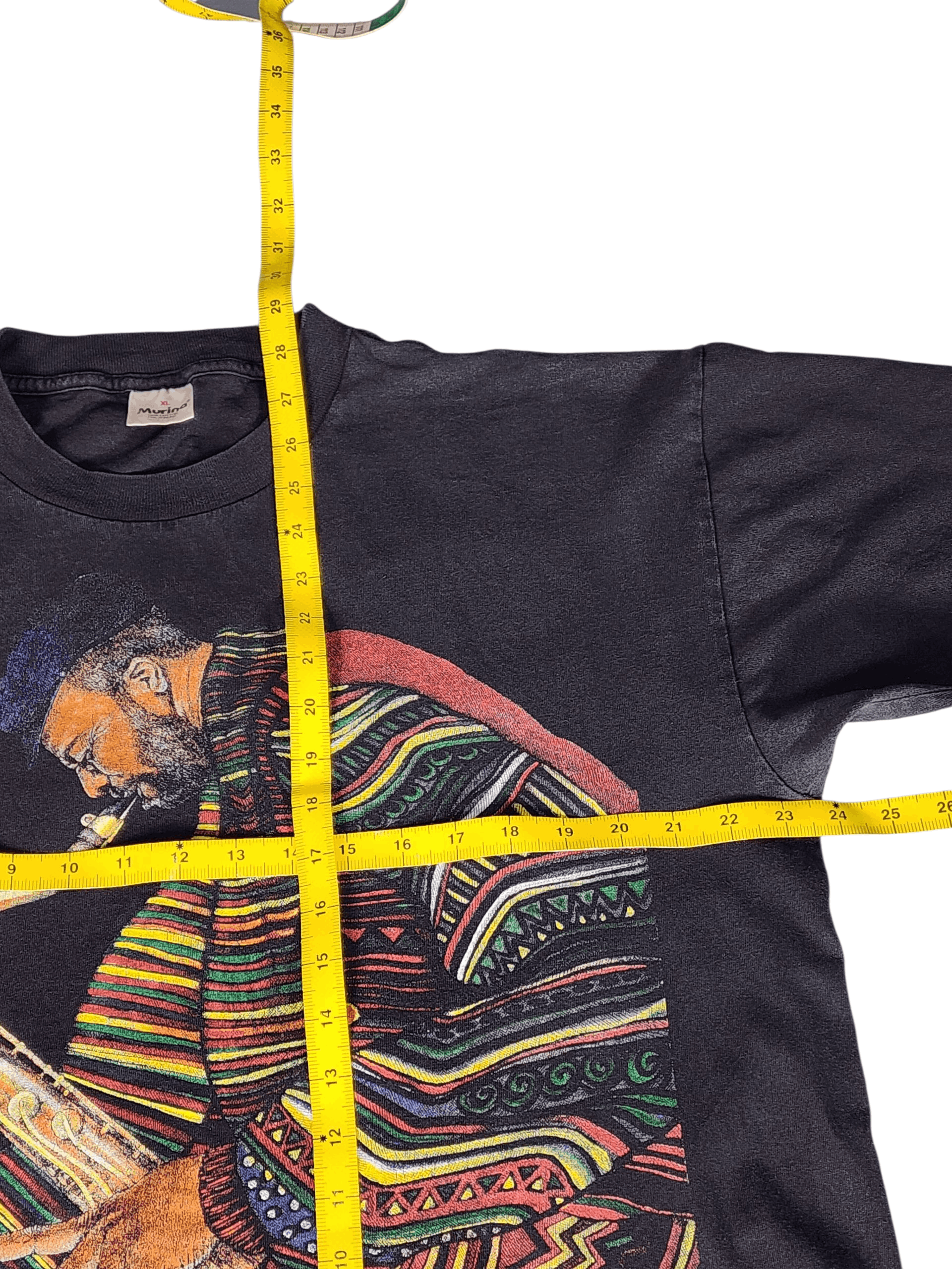 Vintage Rare Vintage 90s Charles Bibbs 1997 Jazz tee Murina shirt Size US XL / EU 56 / 4 - 7 Thumbnail