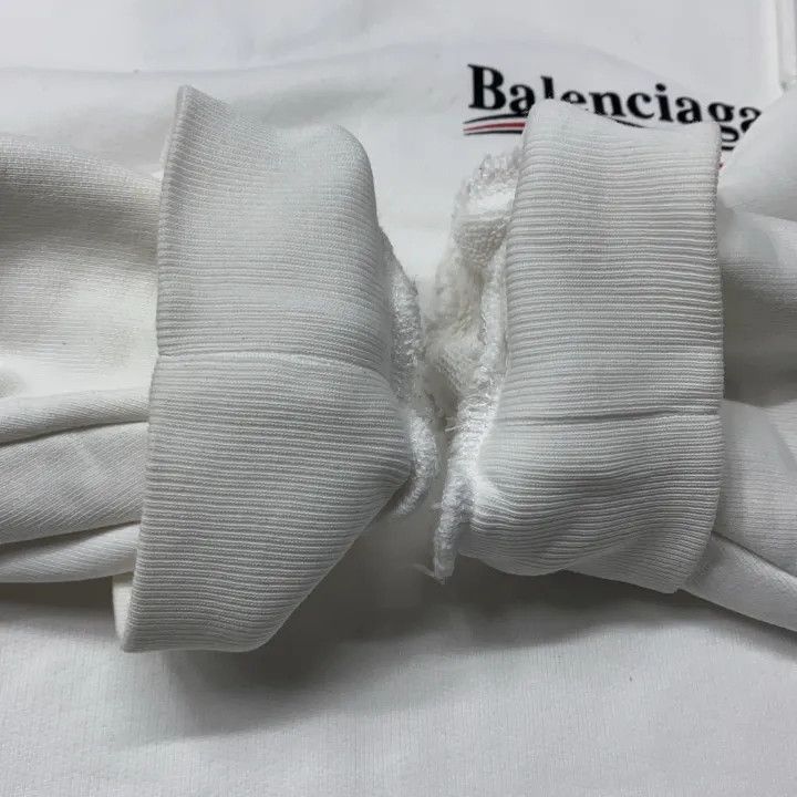 Balenciaga Balenciaga Balenciaga White Political Campaign Hoodie -250 Size US M / EU 48-50 / 2 - 7 Thumbnail