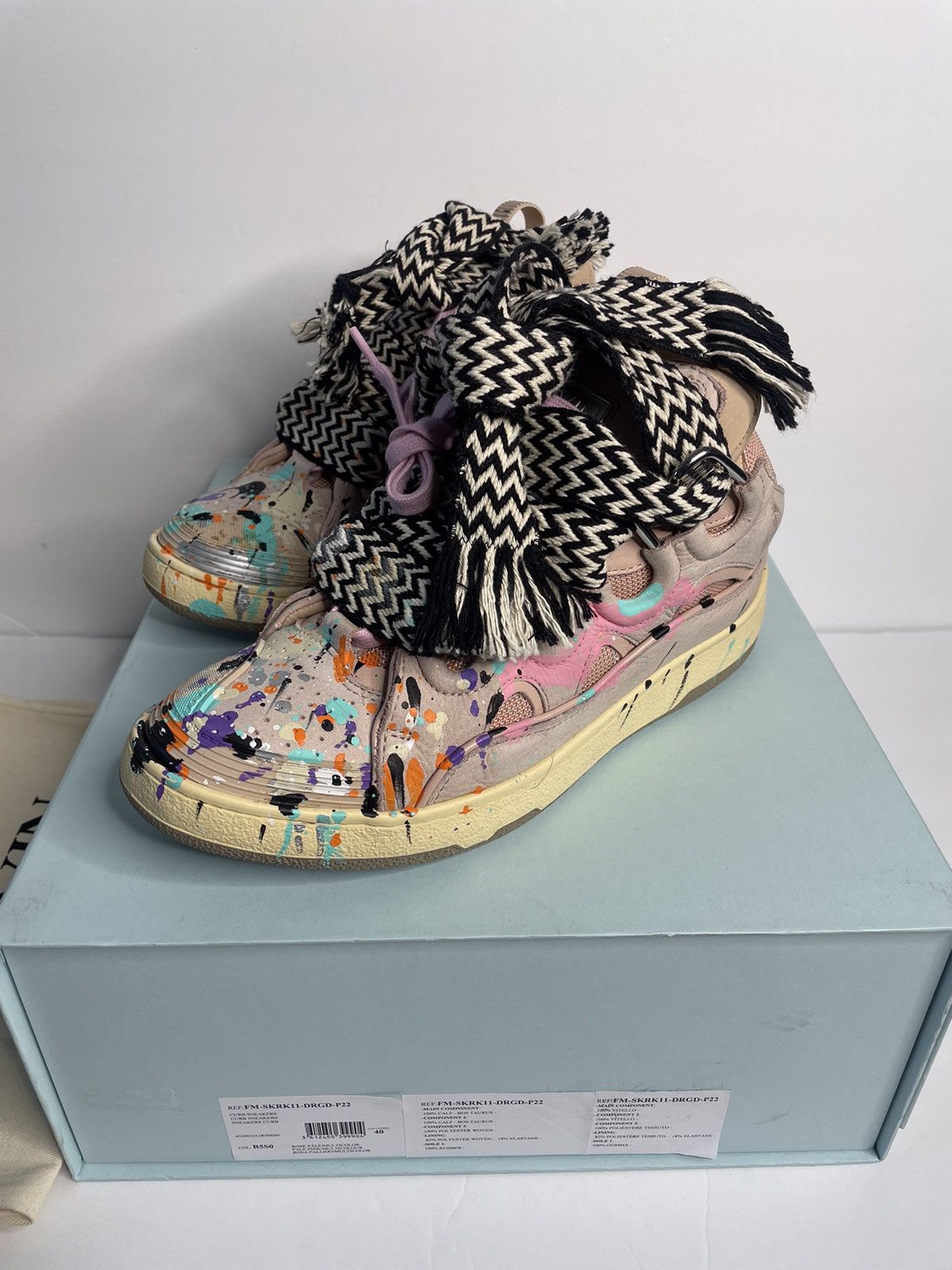 Gallery Dept. × Lanvin Lanvin x Gallery Dept. Curb Sneakers | Grailed