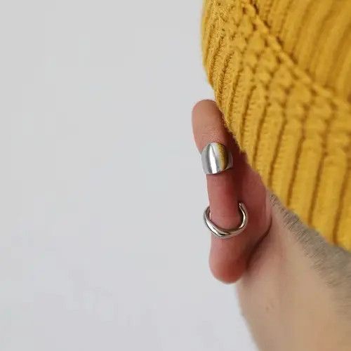 Vintage 💯925 silver vintage earrings Size ONE SIZE - 2 Thumbnail