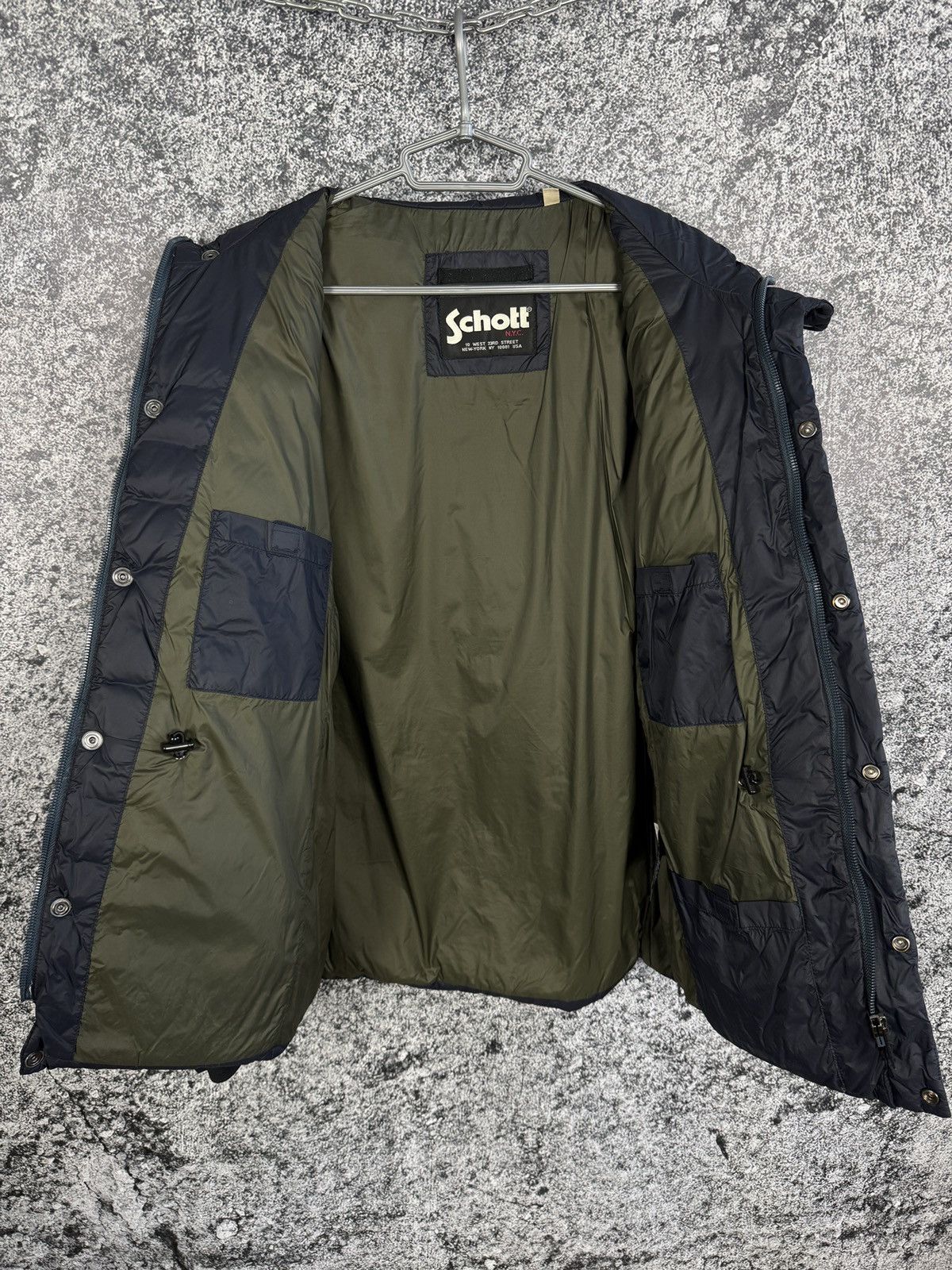 Schott Men’s Schott NYC USA Down Jacket Winter Warm Size XL Size US XL / EU 56 / 4 - 7 Thumbnail