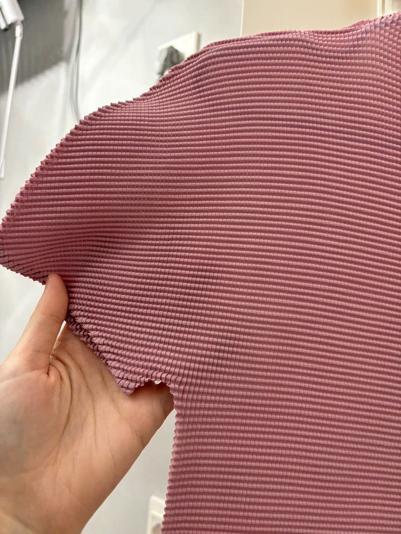 Issey Miyake issey miyake size:one size Pink high-neck short-sleeved sh Size XXS / US 00 / IT 34 - 5 Thumbnail