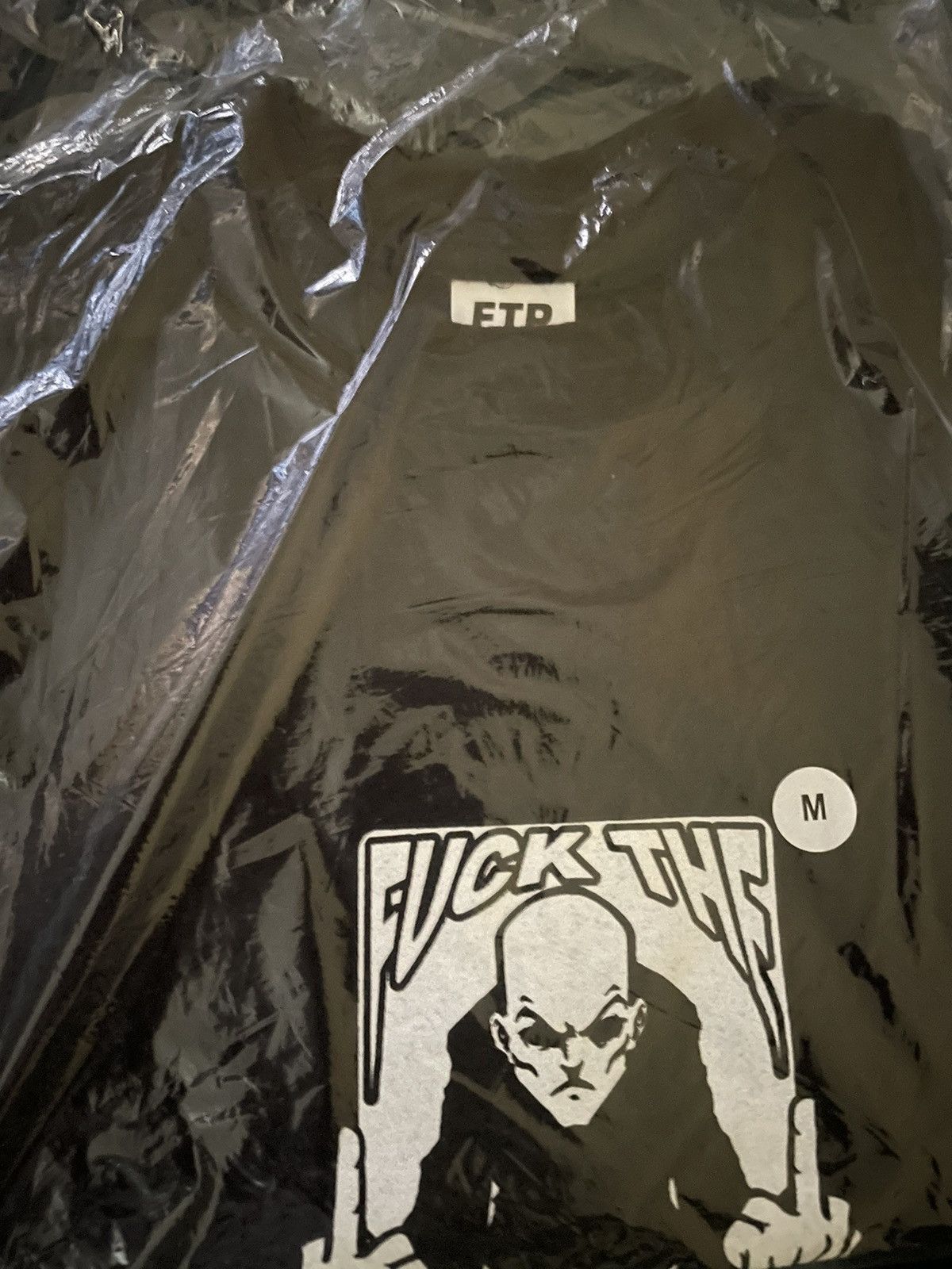Fuck The Population × G59 Records FTP MIDDLE FINGER SHIRT Size US M / EU 48-50 / 2 - 1 Preview